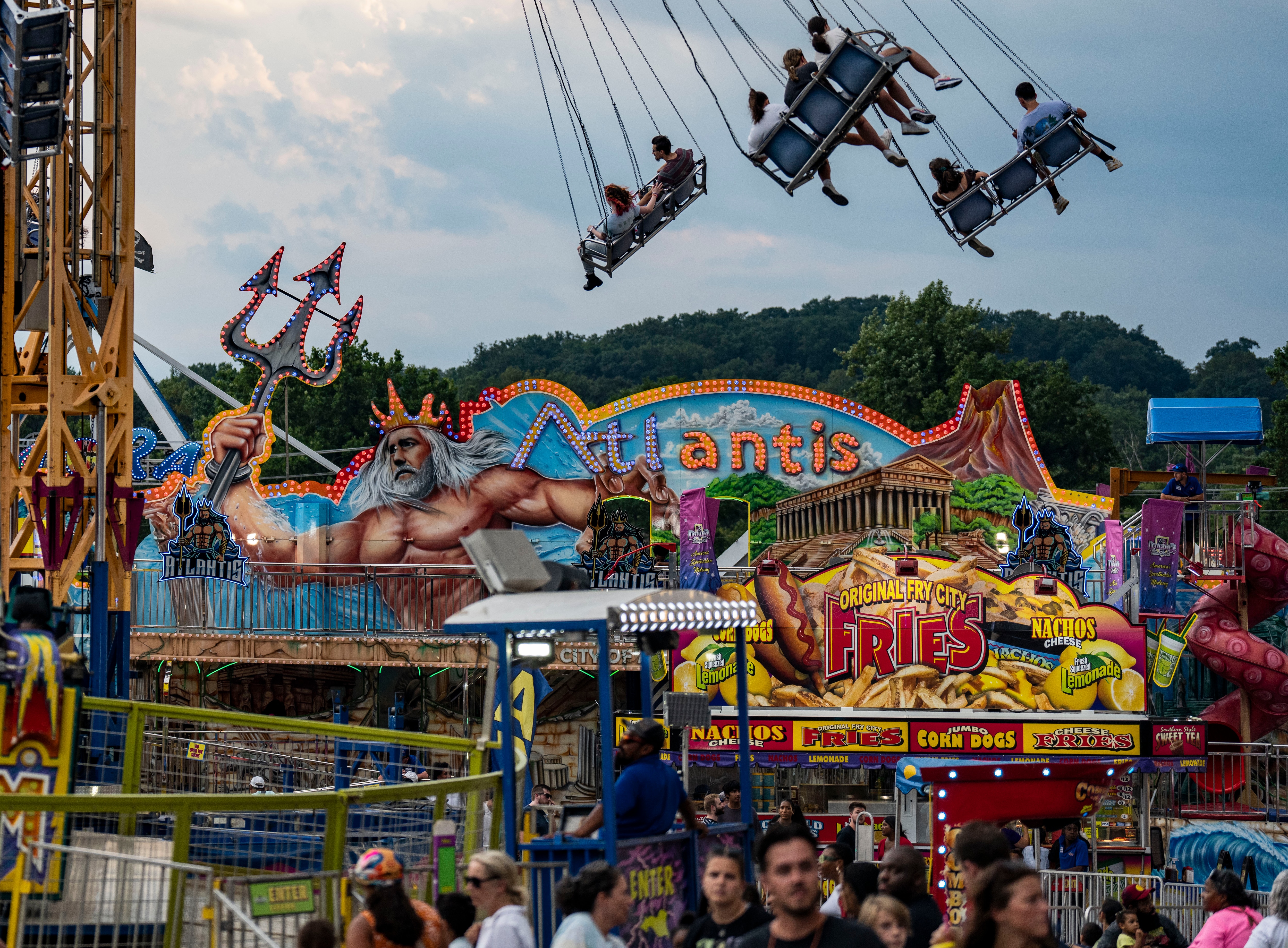 A scene from the Maryland State Fair in Timonium on Aug. 25.