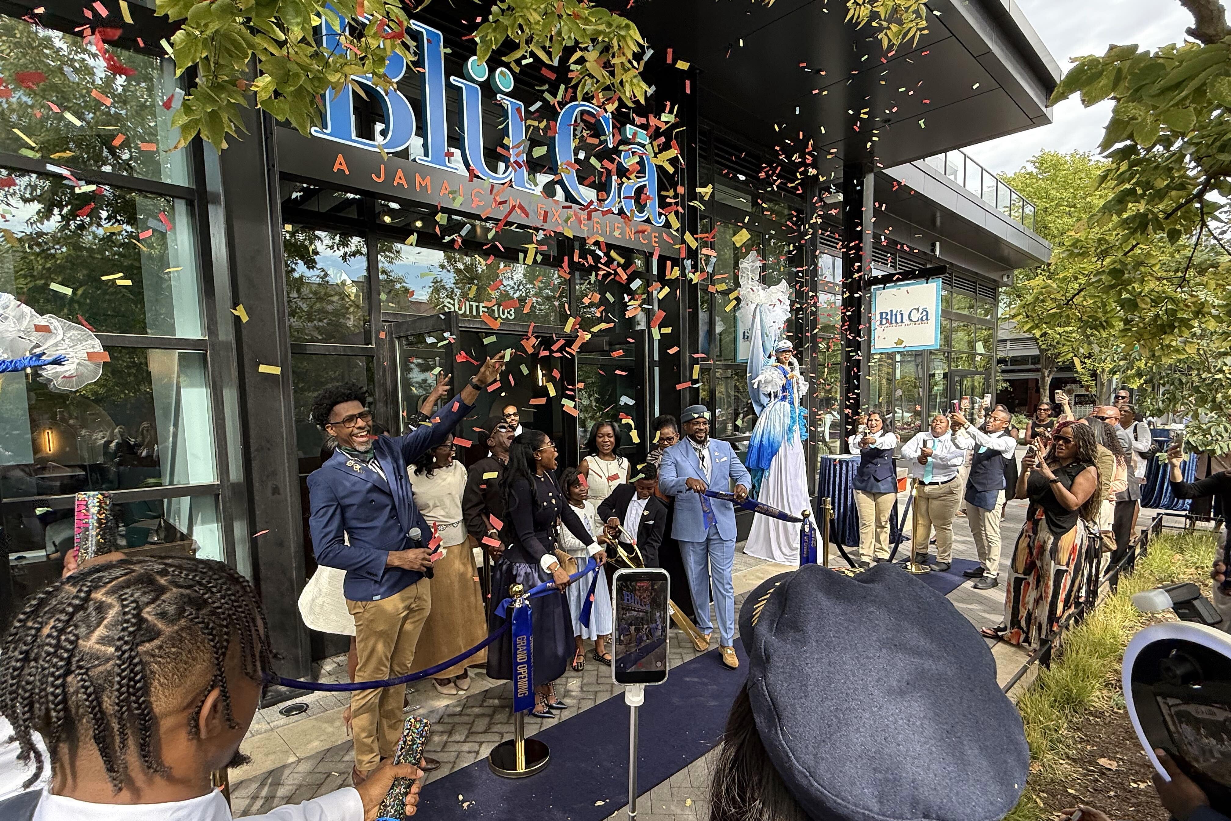 WEDNESDAY, OCTOBER 14, 2026 - Baltimore Peninsula welcomed its newest tenant at a ribbon cutting Wednesday, though the splash Jamaican Chinese fusion restaurant won't open to the public until later this month.