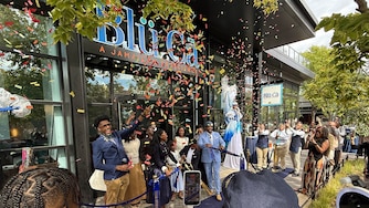 WEDNESDAY, OCTOBER 14, 2026 - Baltimore Peninsula welcomed its newest tenant at a ribbon cutting Wednesday, though the splash Jamaican Chinese fusion restaurant won't open to the public until later this month.