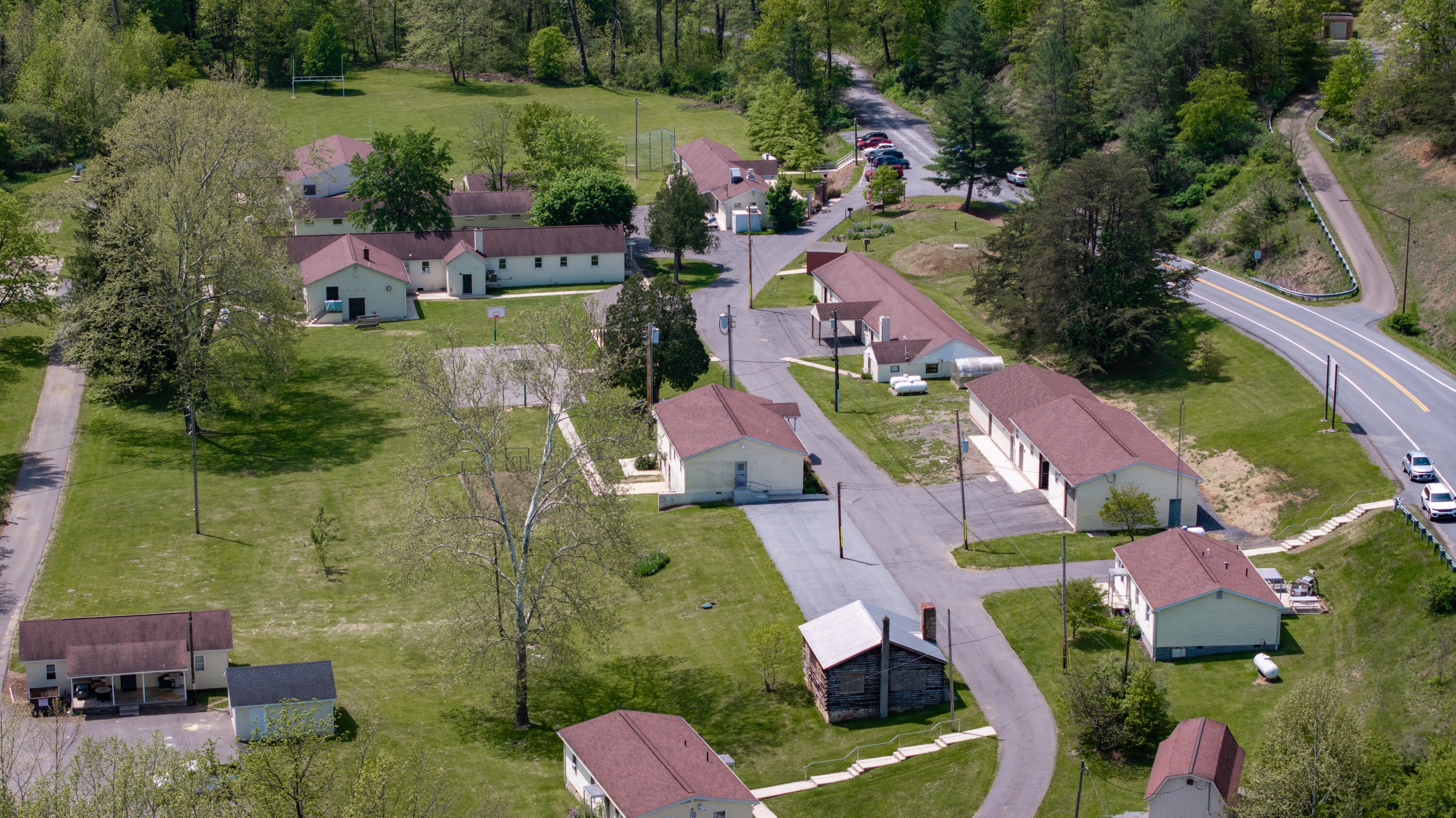 The Maryland Department of Juvenile Services’ Green Ridge Youth Center along I-68 in near Flintstone in Western Maryland.