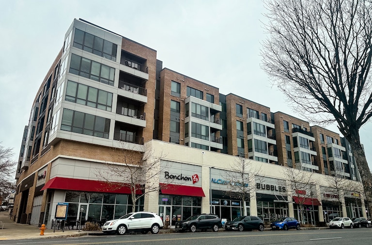 The apartment complex in Columbia where Nikitha Godishala was found dead.