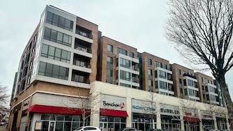 The apartment complex in Columbia where Nikitha Godishala was found dead.