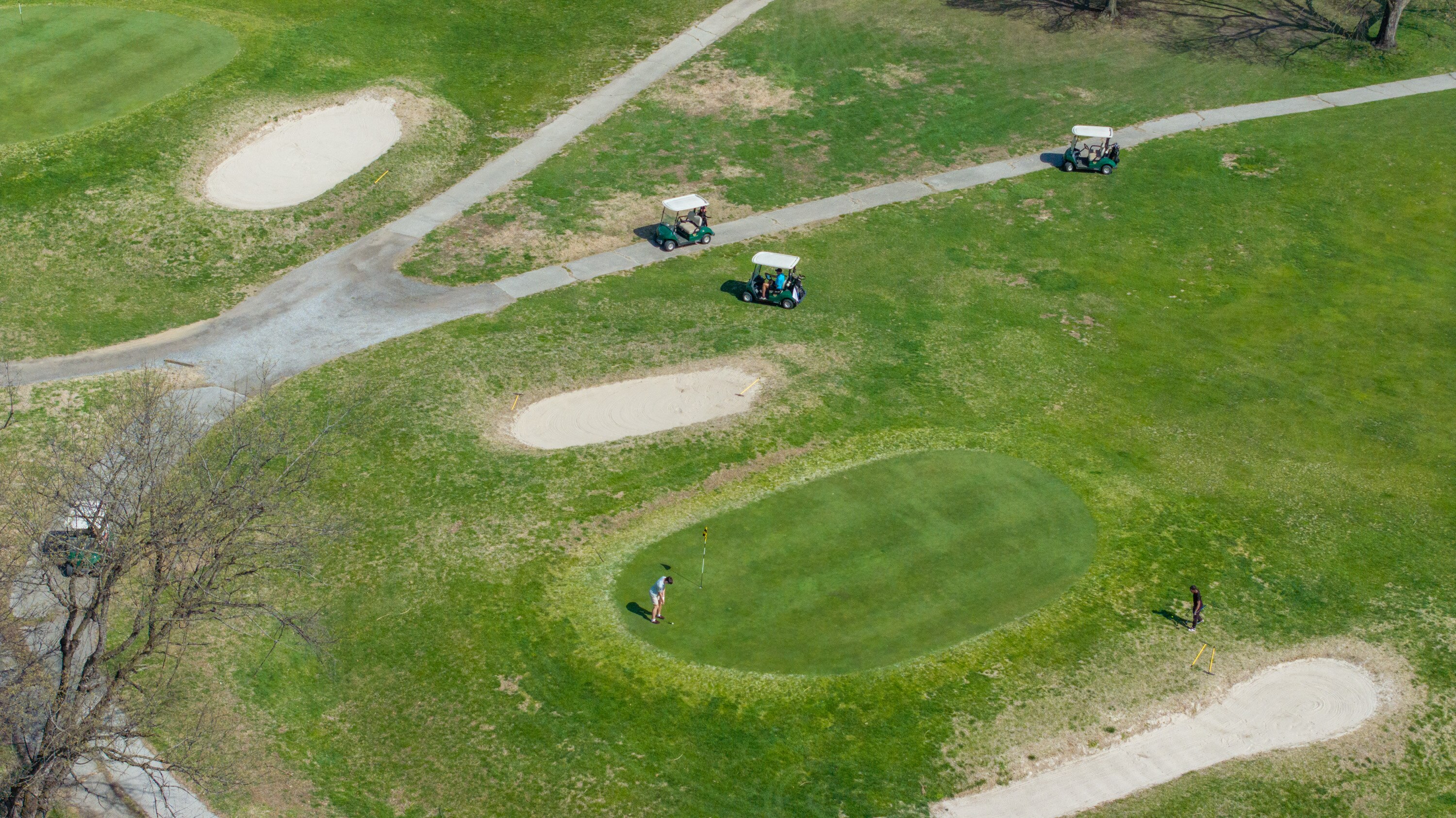 The Maryland Stadium Authority studied the possibility of building a soccer stadium on the Carroll Park Golf Course.