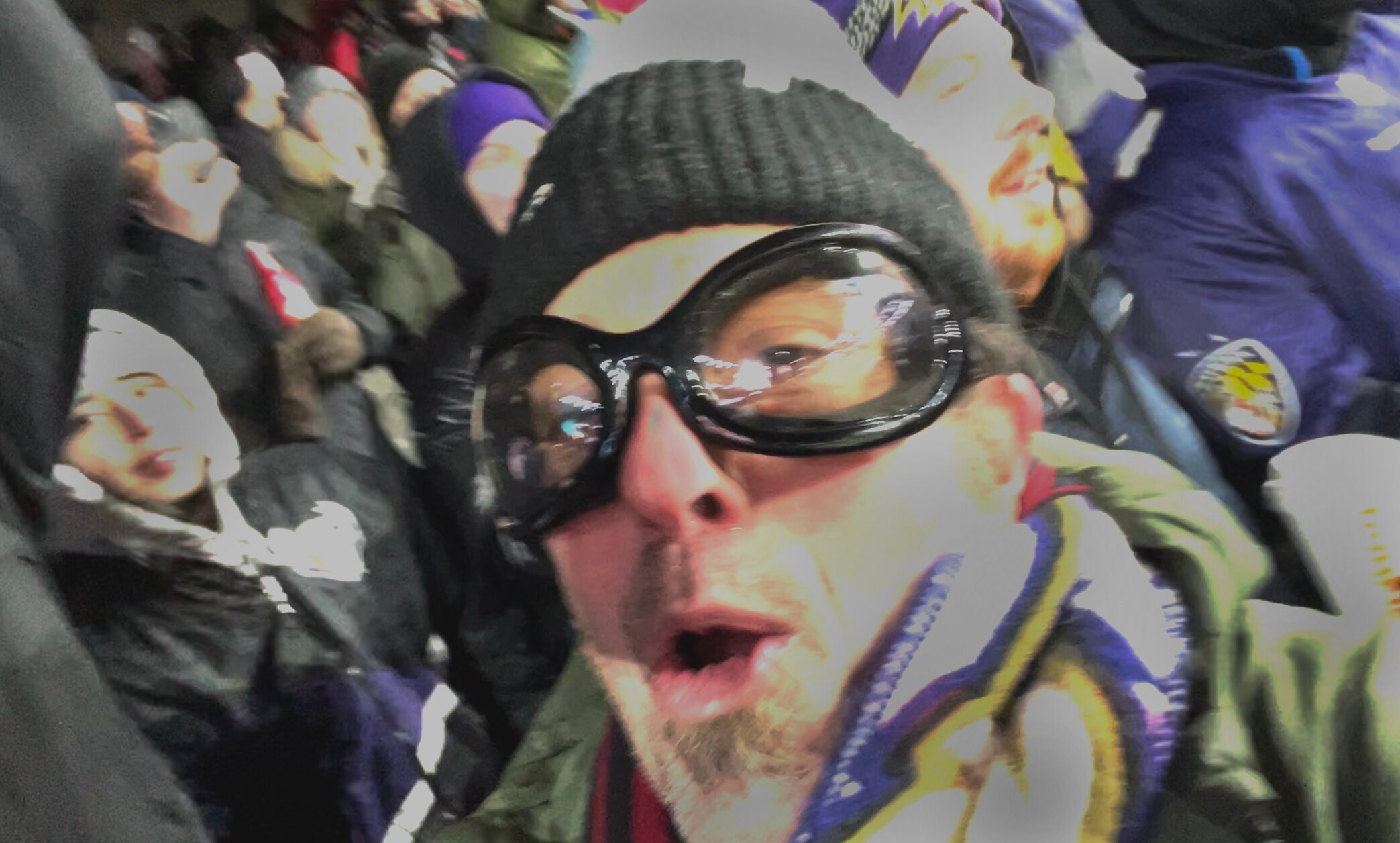 Charles Cohen at the Ravens -Steeler football gane at M&T Stadium writes "I was at the last game of the regular season in my assigned Ravens season ticket endzone seat, freezing in the rain -- I mean soaking wet. My question to myself: “What is my problem?”