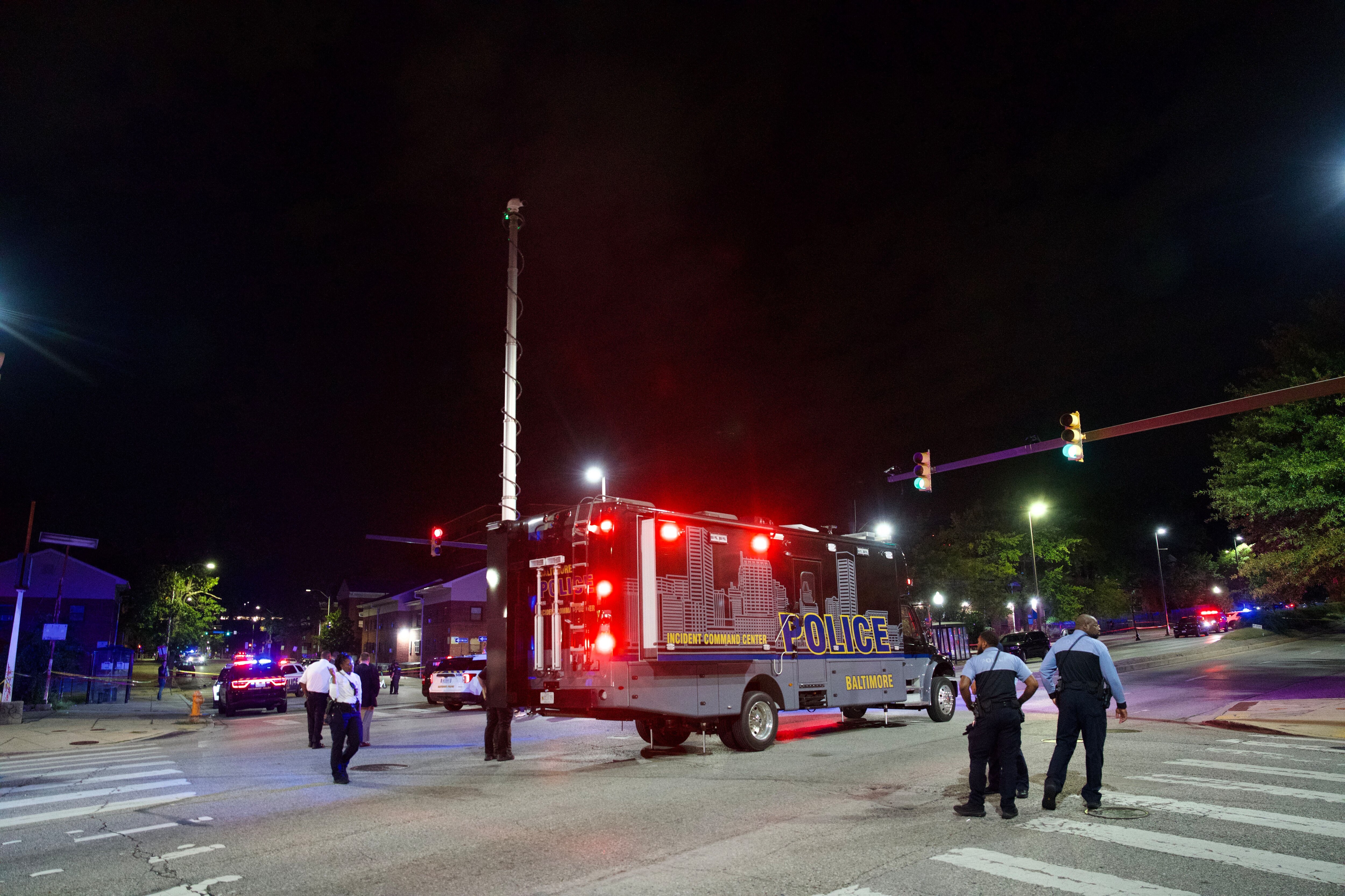 Following a shooting this week in East Baltimore that injured seven people, police and city officials expressed outrage that anyone would shoot into a crowd and strike a child.