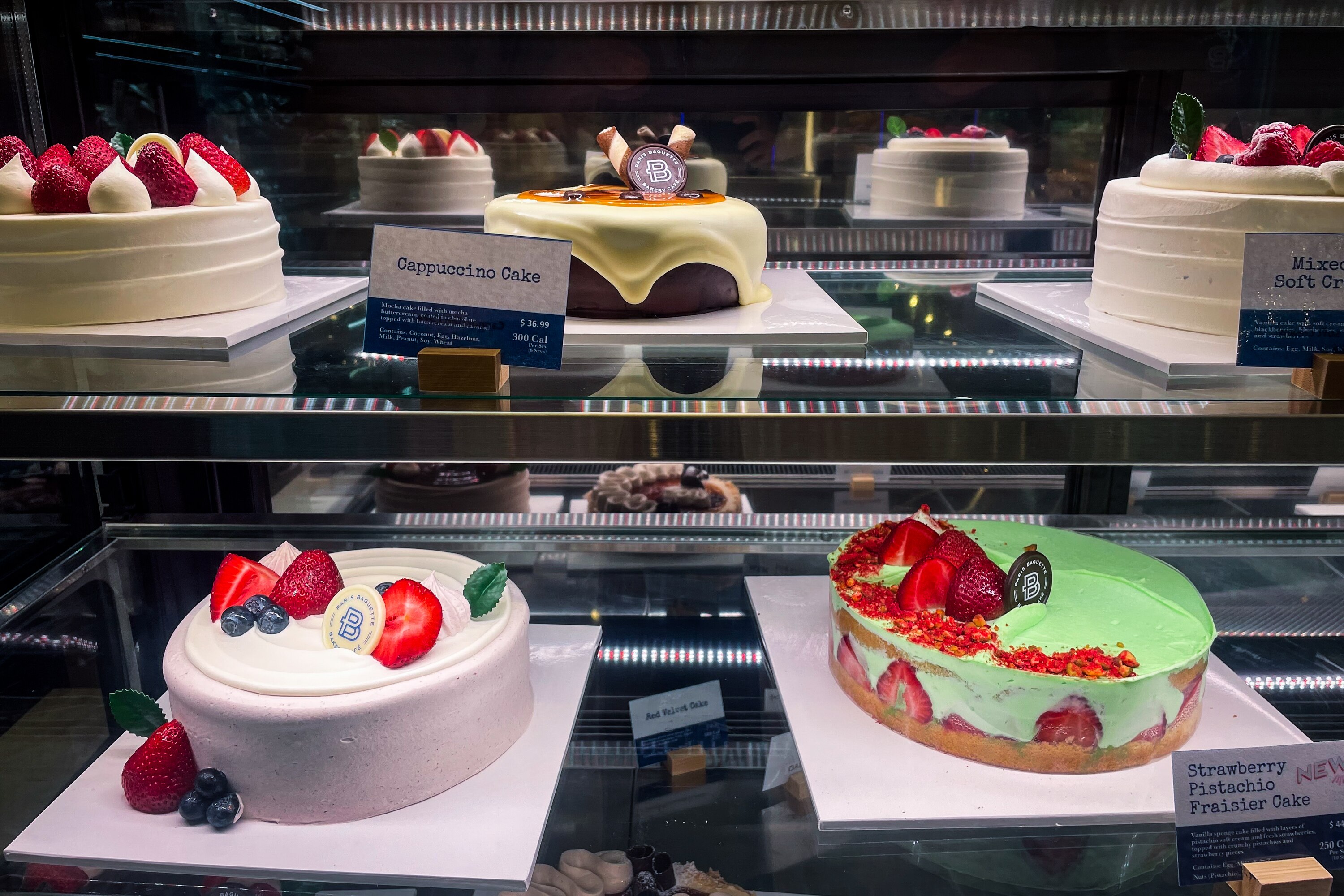 Popular South Korean bakery chain Paris Baguette has finally landed in Baltimore County, with a store and cafe at 4 E Towsontown Blvd. The store, the first of several planned for the Baltimore County area, offers an assortment of self-serve pastries as well as cakes and grab and go sandwiches. Photographed on Tuesday, June 17, 2025.