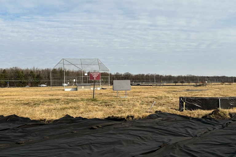 Ballfields at Wilson Point Road and Eastern Boulevard will become a warehouse development, which local leader say violates the zoning.