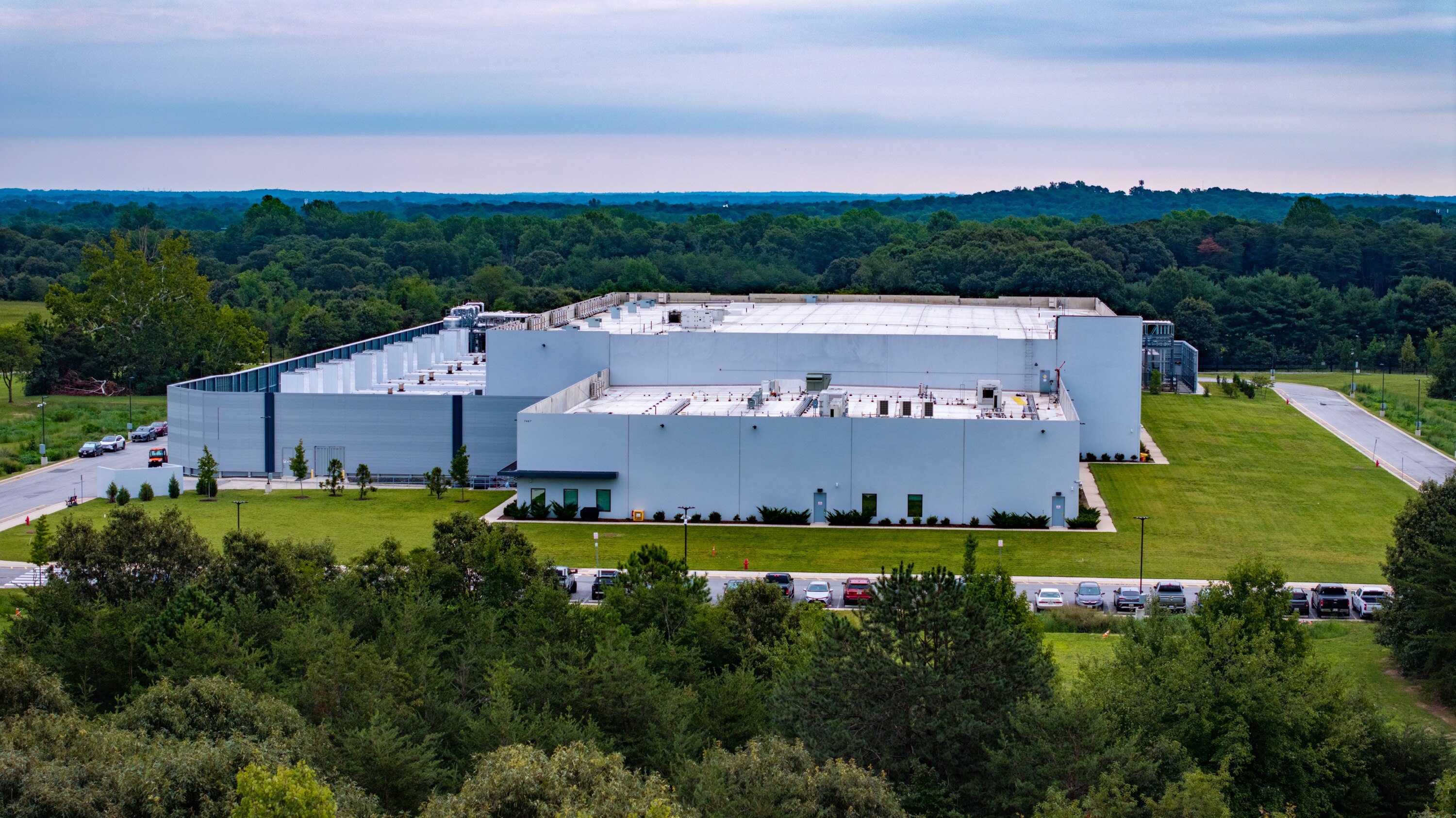 Sandy Farms Data Center is a 109,455-square-foot facility south of BWI in Severn.