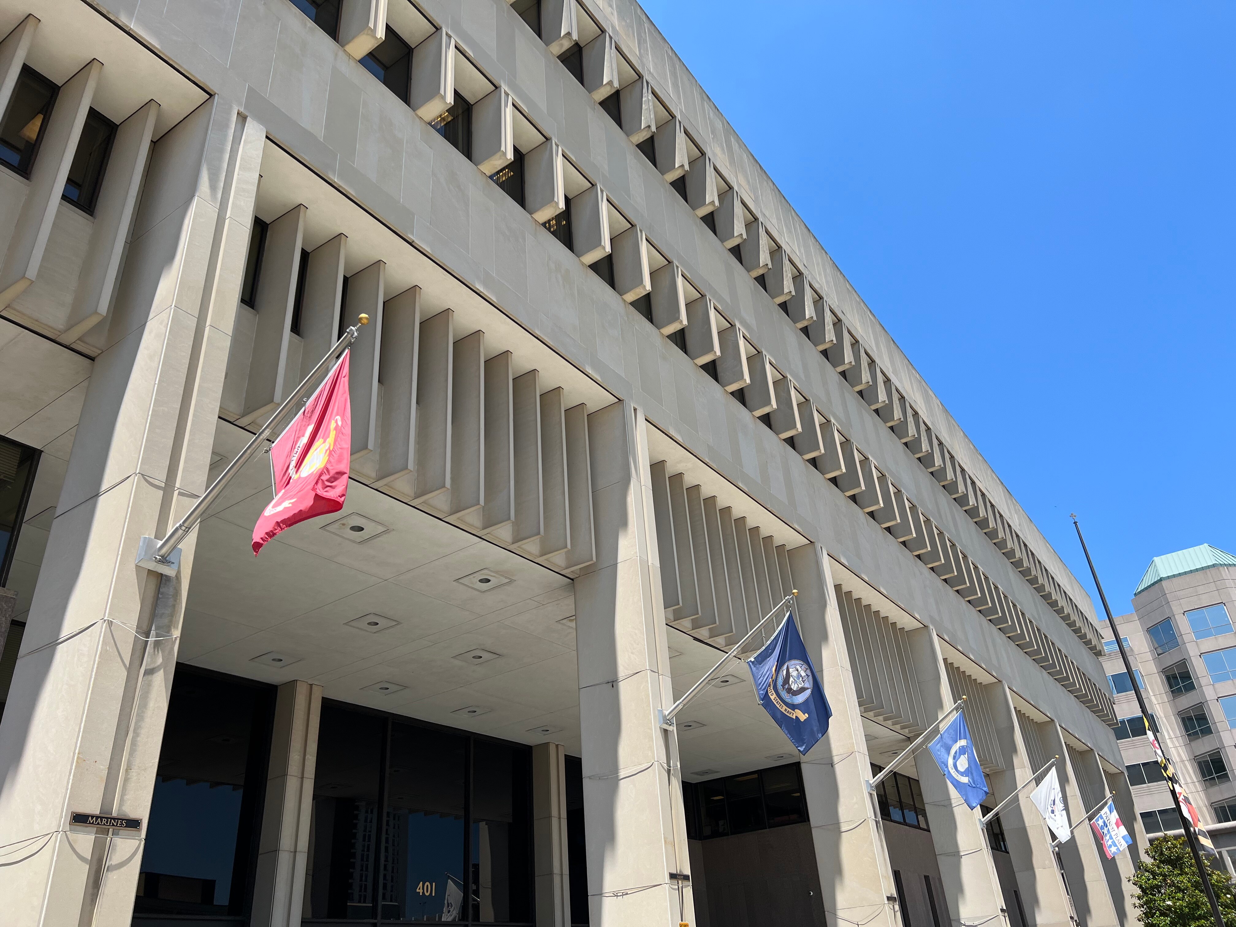 Baltimore County Courts building in Towson.