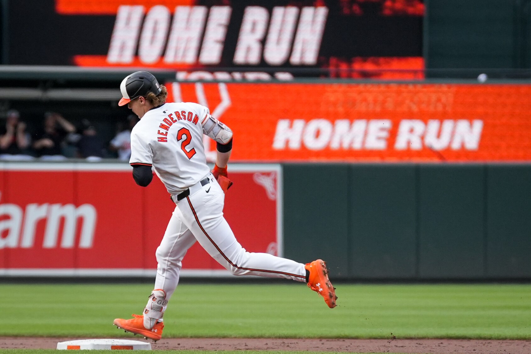 Gunnar Henderson hit 28 home runs last year during his rookie season. He could have more than that by the All-Star break this year.
