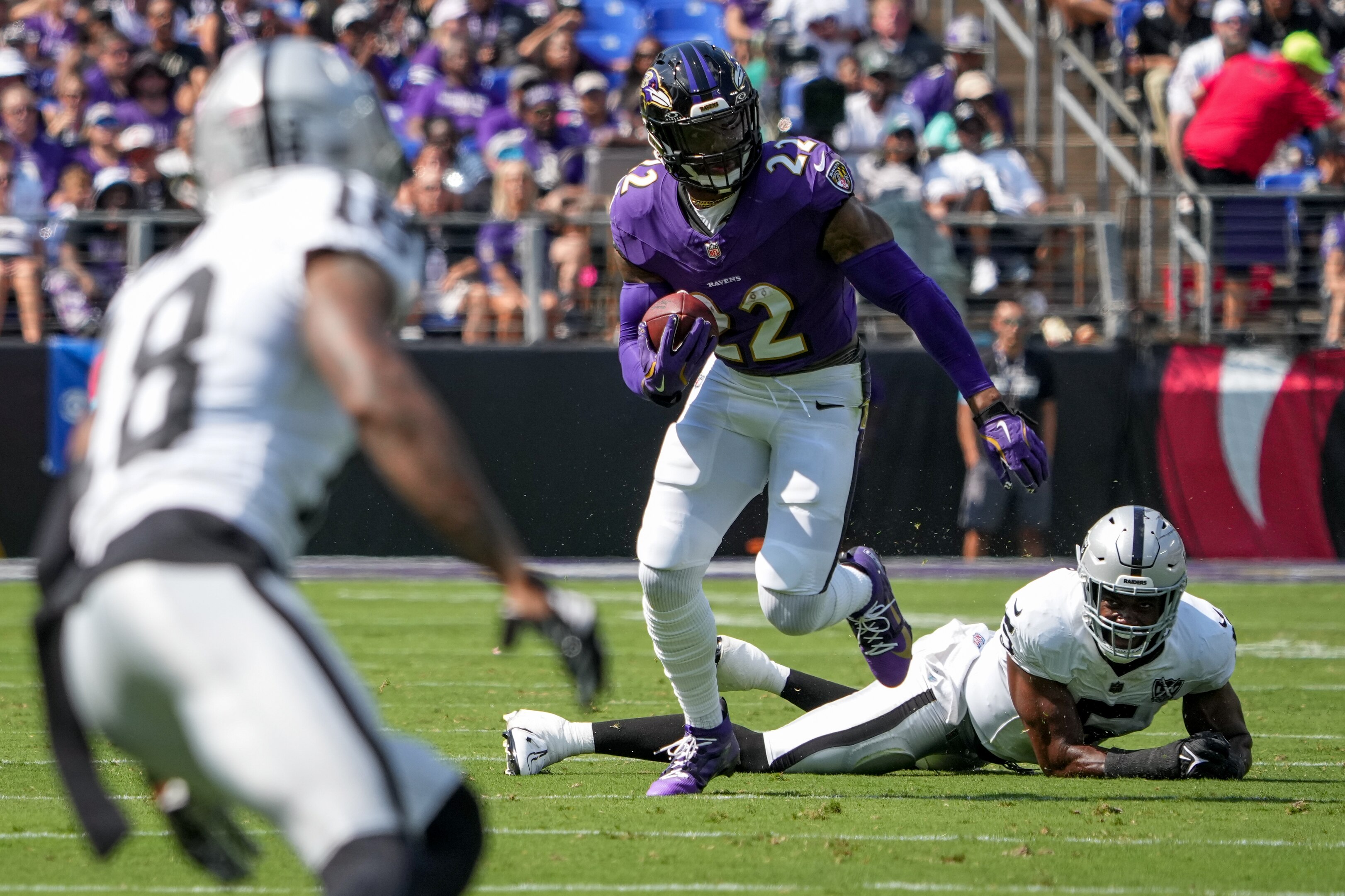 Derrick Henry is averaging just 65 yards per game in his first two appearances with the Ravens and has not been utilized in crucial moments.