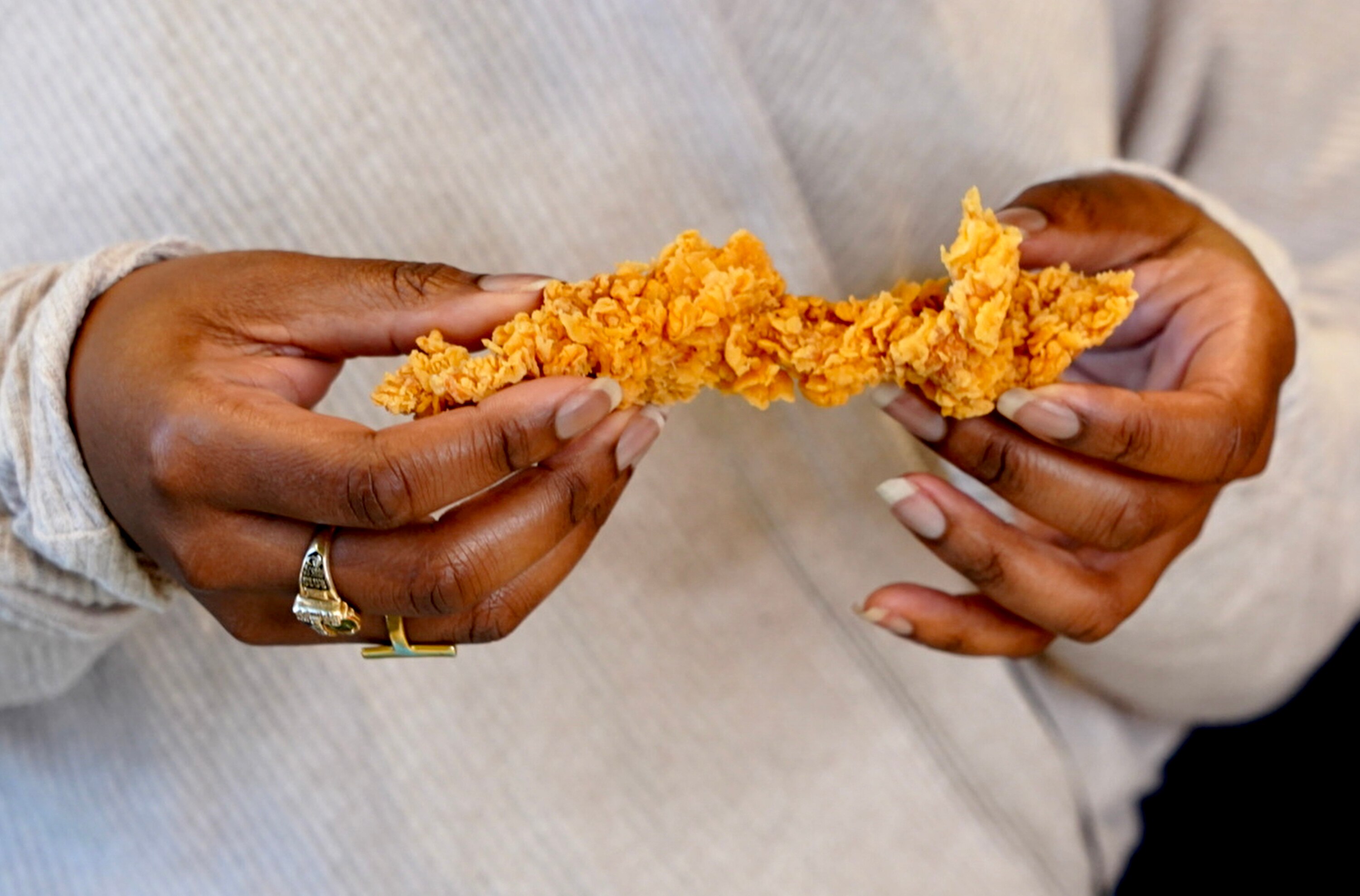 Chicken tender taste held at The Baltimore Banner between: Popeye’s, Royal Farms and Racing Cane’s.