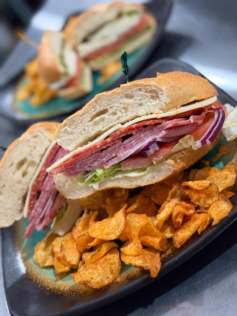 Bank St. Deli's Italian sandwich.