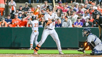 Frederick Keys outfielder Ike Irish stands in the box for his at-bat.