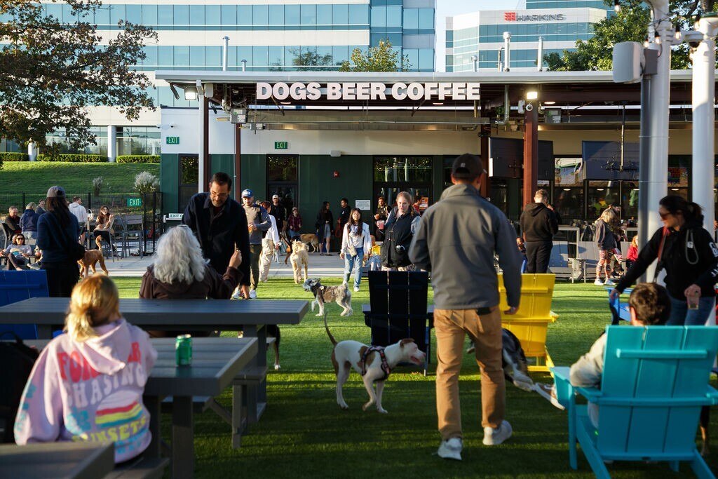 Bark Social is hosting a grand reopening Thursday in Columbia’s Merriweather District after shuttering a year earlier.