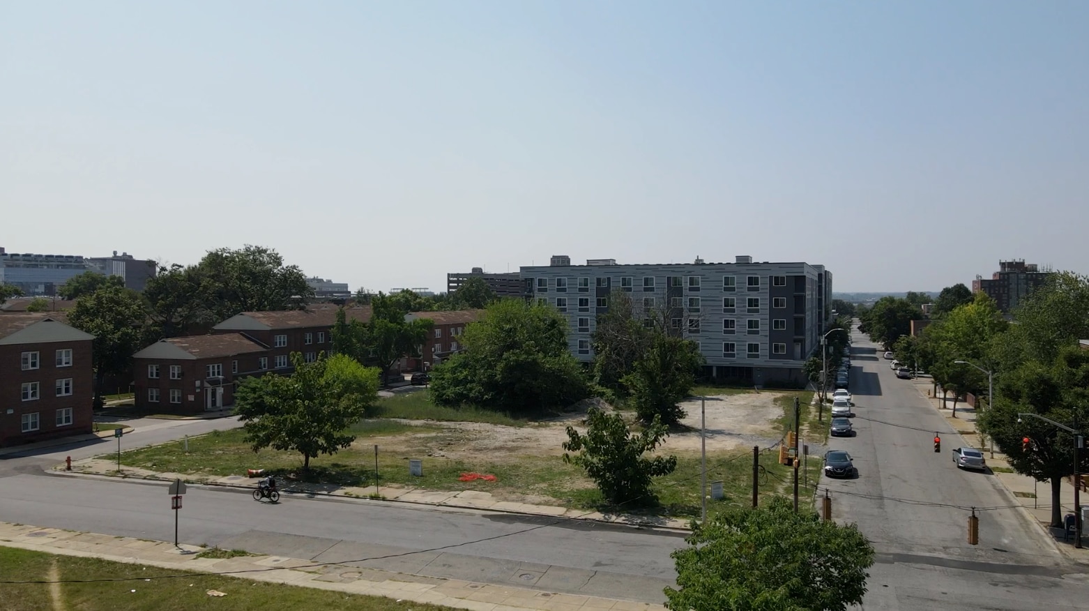 The site of the Poppleton development in West Baltimore.