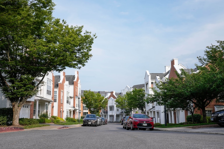 Felicia Novotny Davis’ neighborhood in Columbia, Md. on Monday, June 9, 2025. in Columbia, Md. on Monday, June 9, 2025.