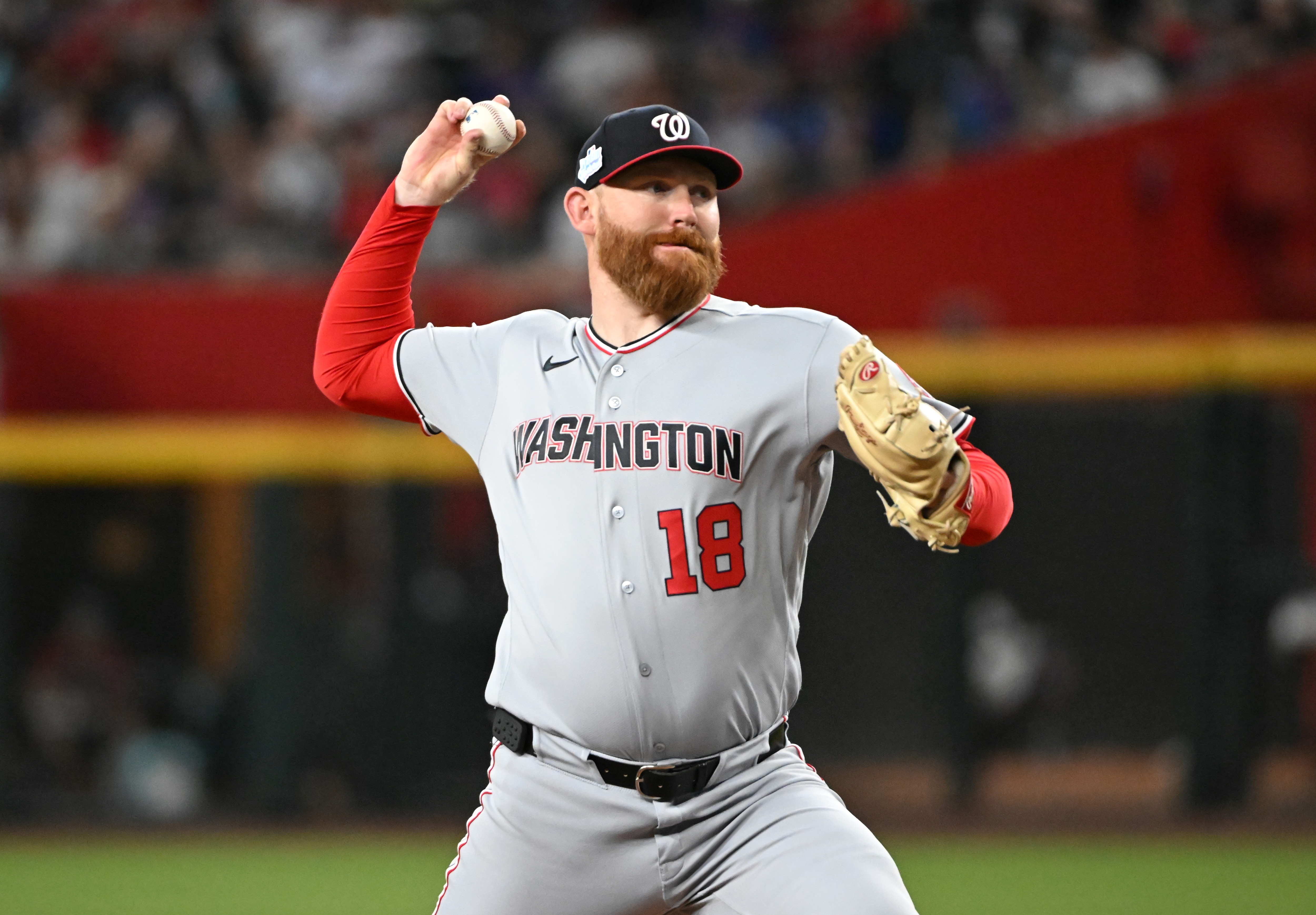 Zack Littell allowed a run on two hits over five innings Saturday in Phoenix.