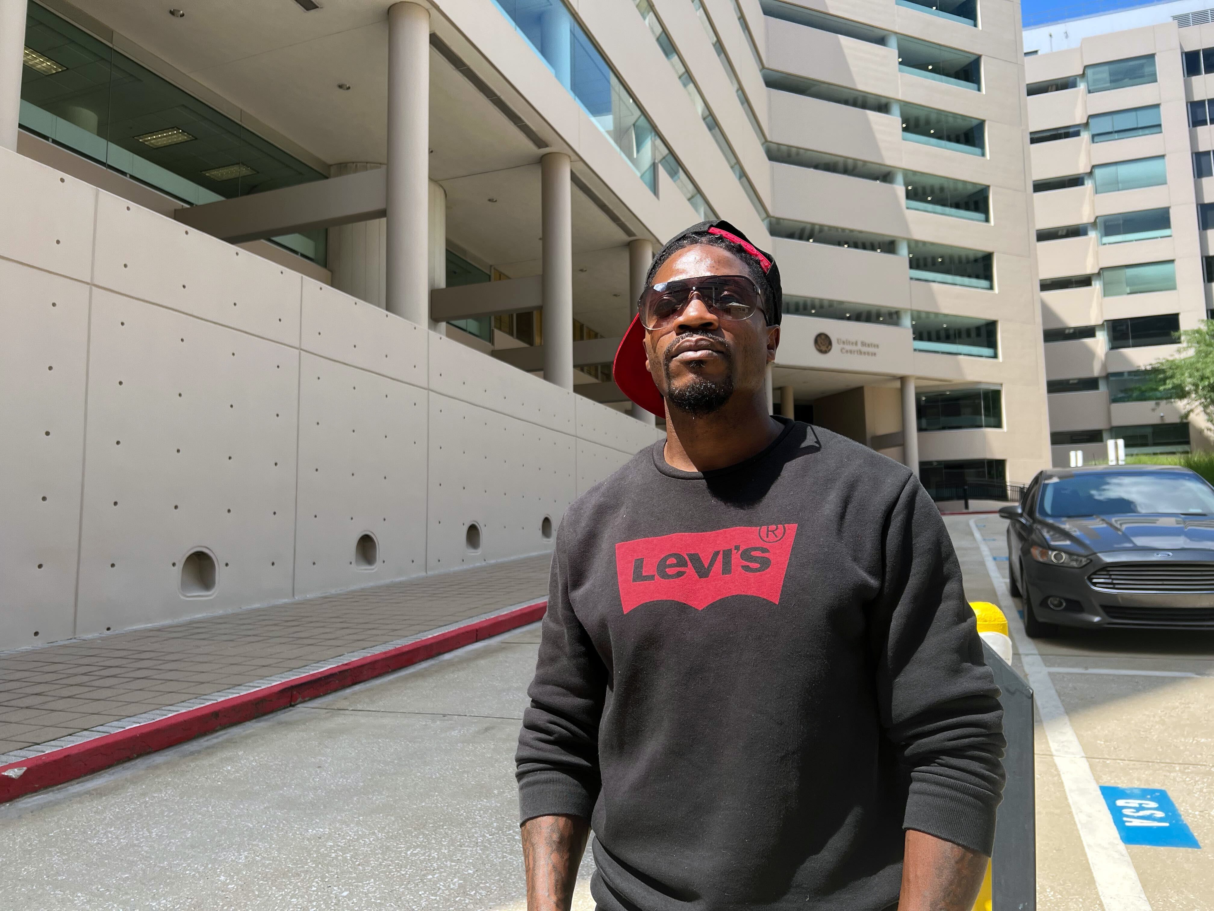 Demetric Simon had a BB gun planted on him in 2014 by former police Sgt. Keith Gladstone, who was sentenced to 21 months in federal prison Wednesday.