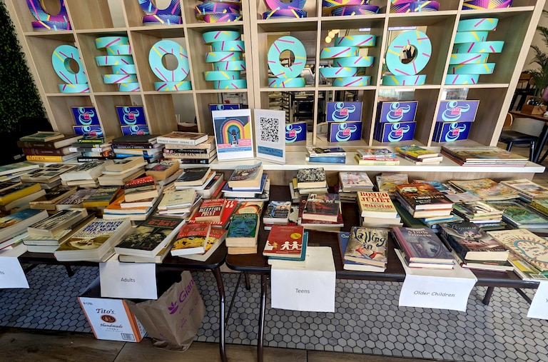 Secondhand books will be on sale for around $10 at OCA Mocha in Arbutus on Sunday.