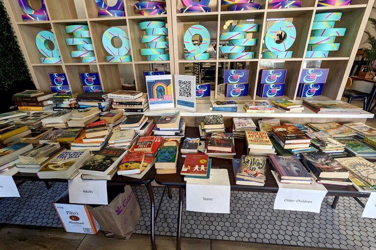 Secondhand books will be on sale for around $10 at OCA Mocha in Arbutus on Sunday.