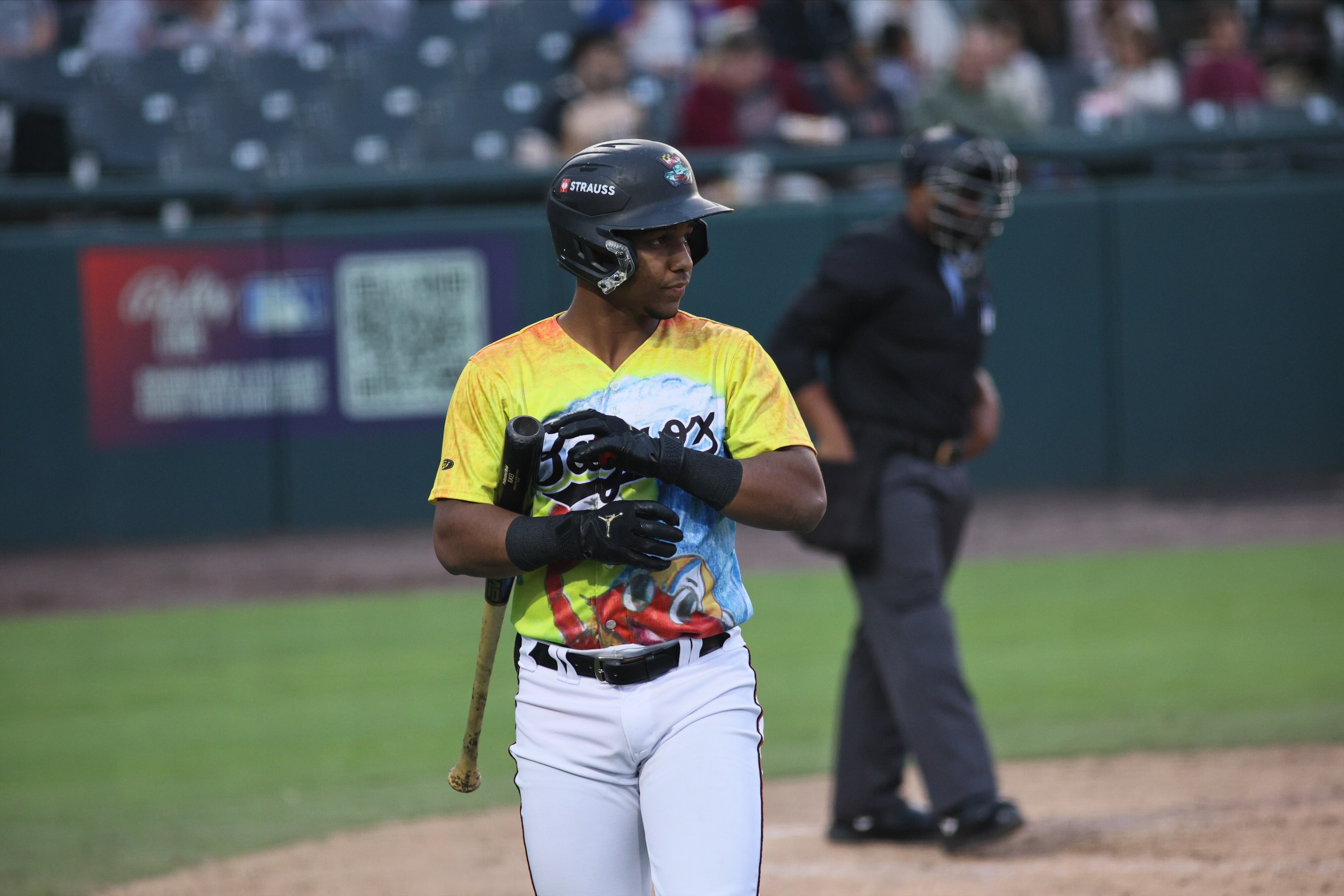 Luis Guevara played with the Chesapeake Baysox for a short while in 2025.