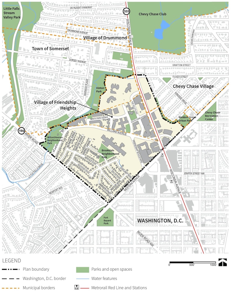 Friendship Heights development plan.