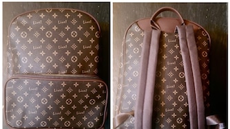 Louis Vuitton included images in the complaint that show its monogram “LV” in the middle of a pattern showing three different flower designs. Next to that image is a photo of one of the bags Louis Vuitton accuses Maryland Live! of distributing, which shows nearly-identical flower designs and a “Live!” logo where the “LV” would have been.