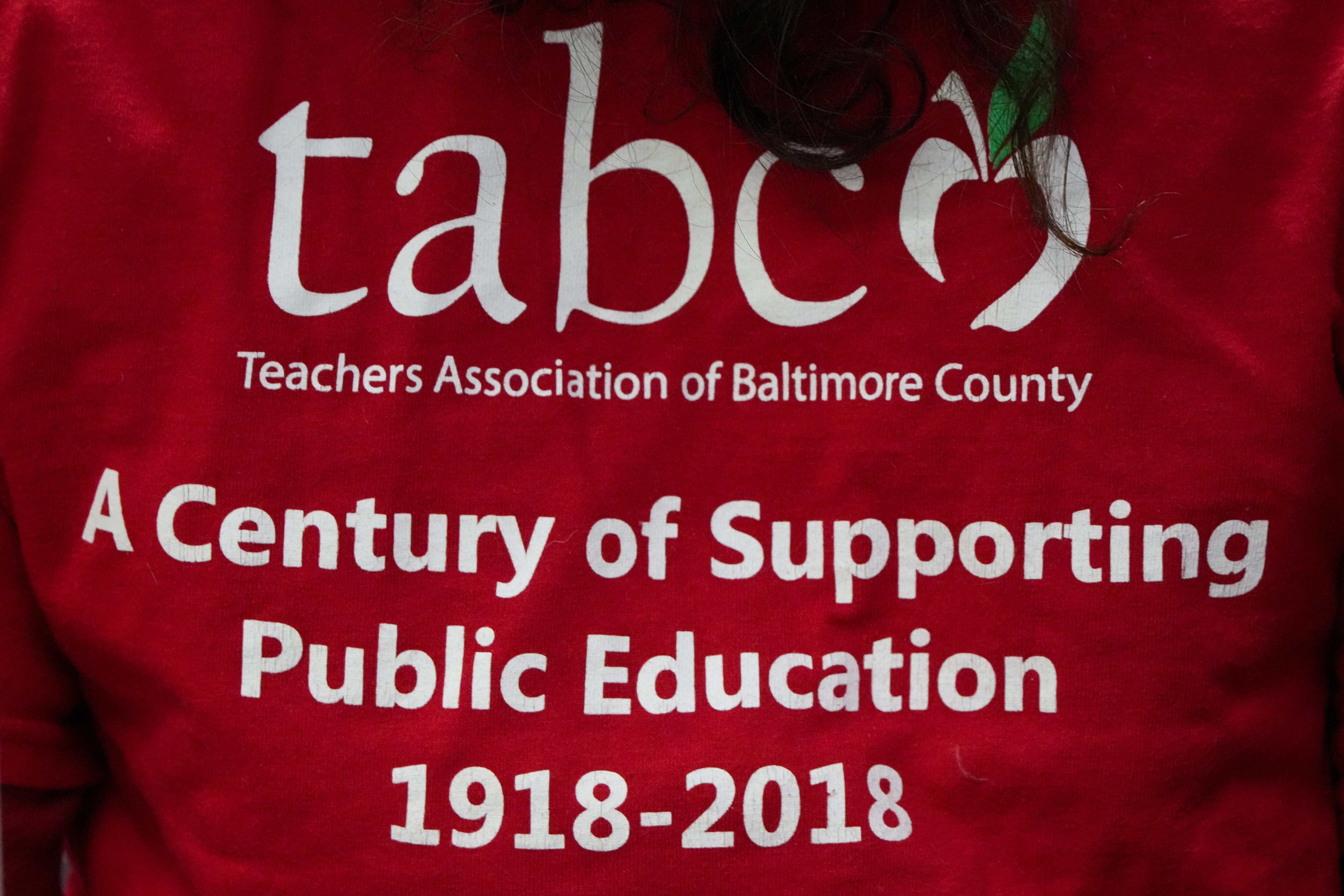 The Teachers Association of Baltimore County is the union representing 9,000 educators in the school system.