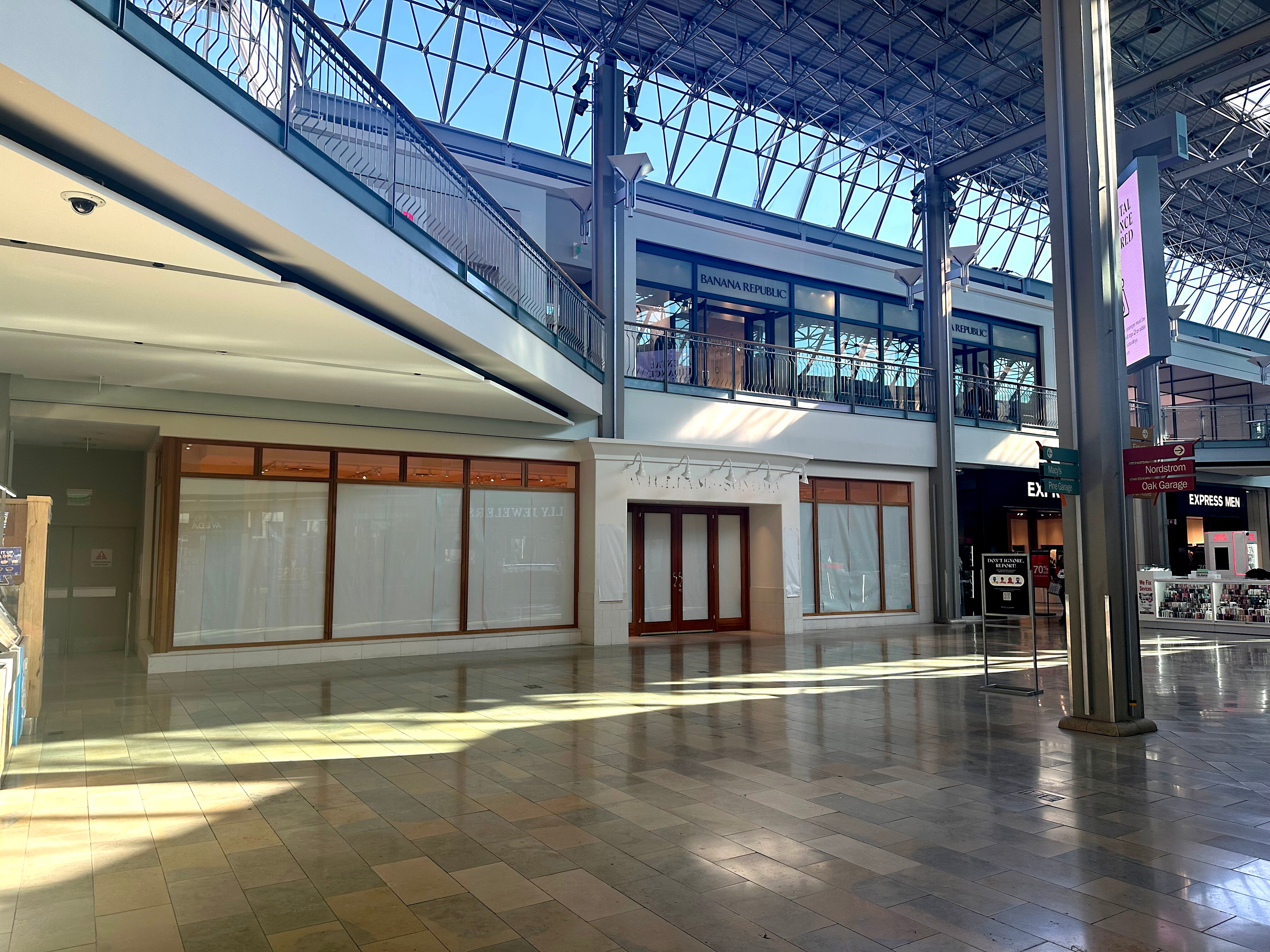 The vacant storefront that used to be the home of Williams Sonoma at The Mall in Columbia will soon house Uniqlo. Photographed on Tuesday, January 28, 2025.