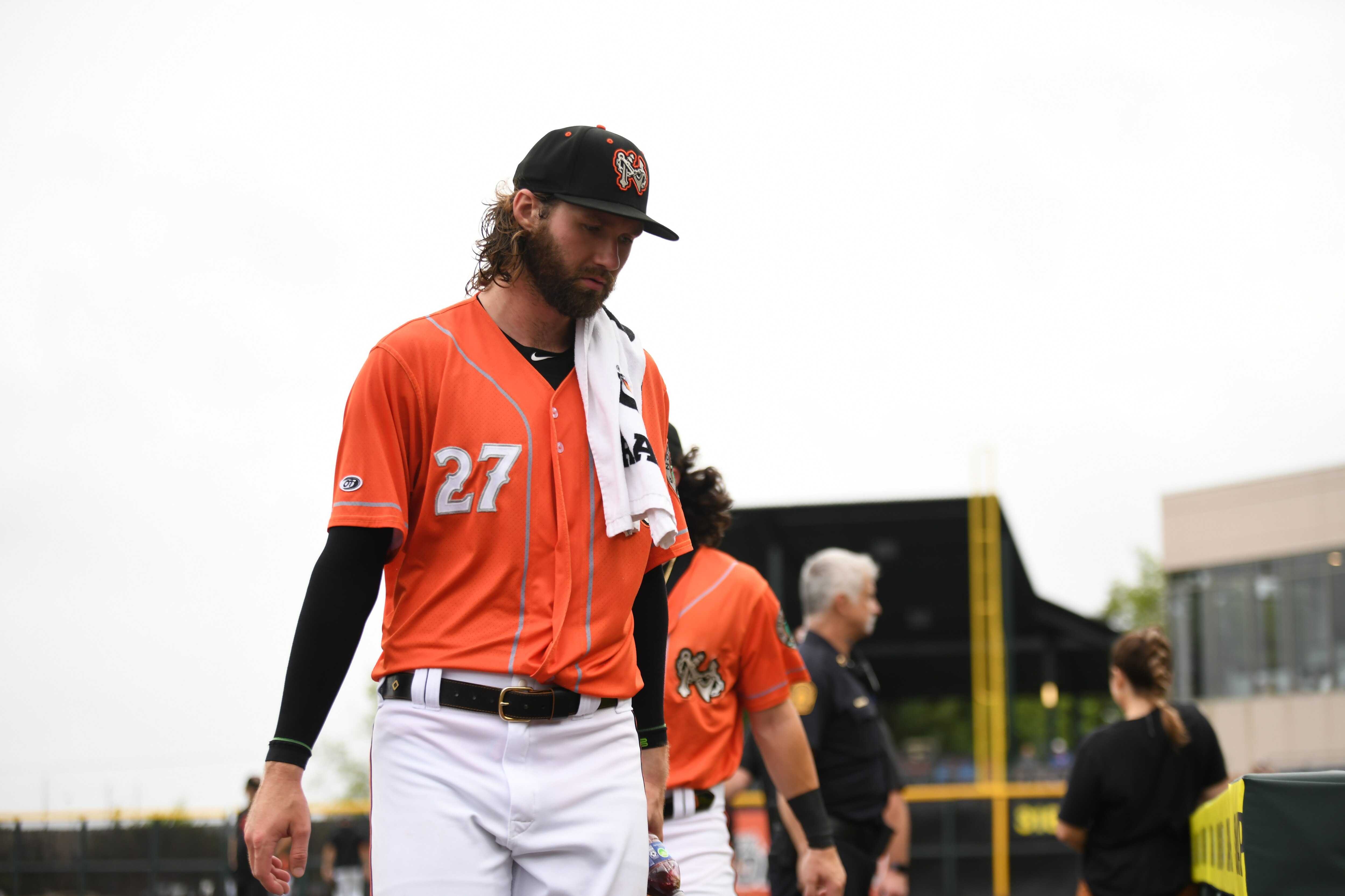 Brandon Young was an undrafted free agent during a pandemic year, allowing him to pick his team. He thought the Orioles had the best development plan. (Photo courtesy of Norfolk Tides)