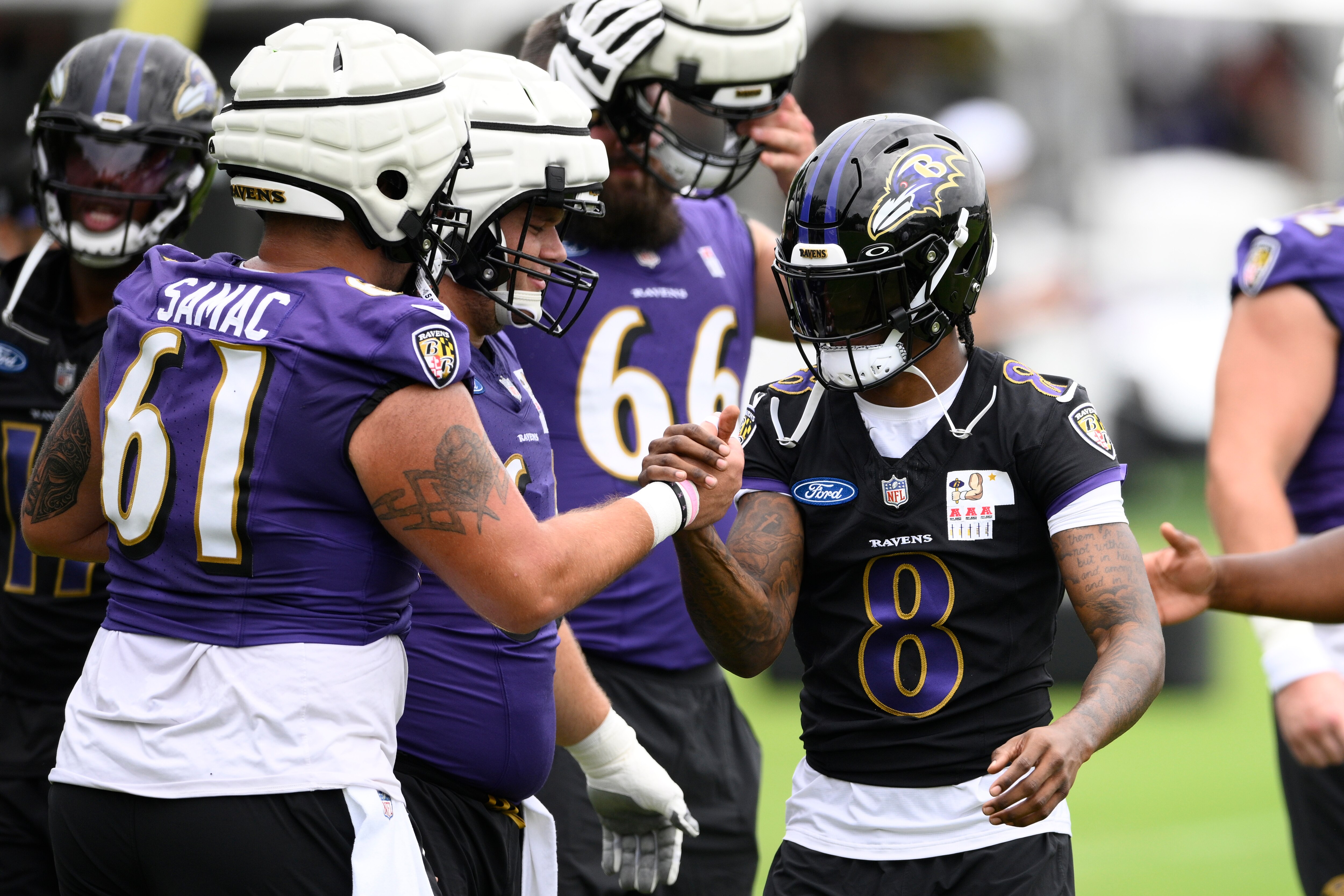 Lamar Jackson and the Ravens will have a day off Sunday before returning to Owings Mills on Monday.