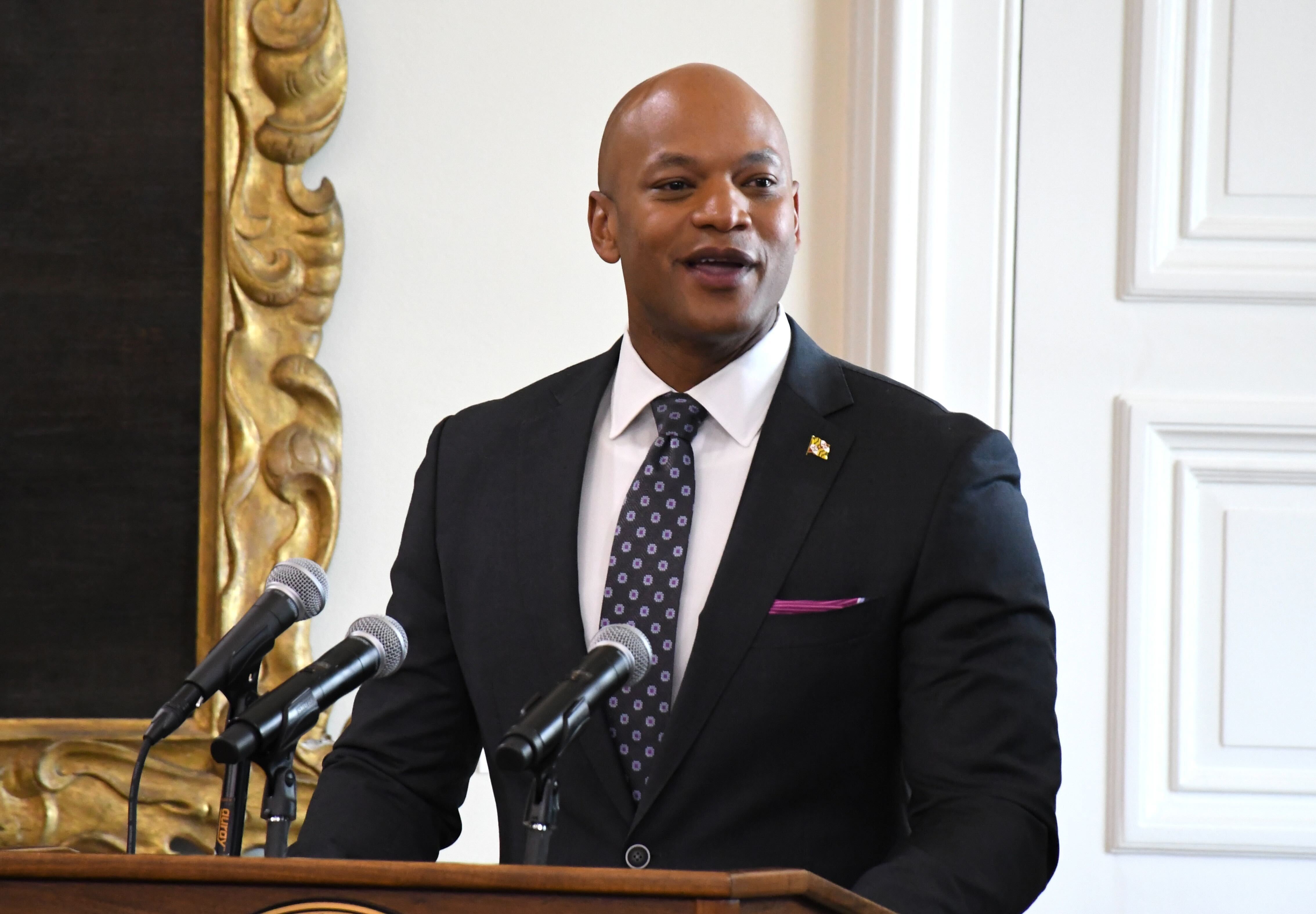 Maryland Gov. Wes Moore worked to tamp down speculation that he’d consider running for vice president on Monday.