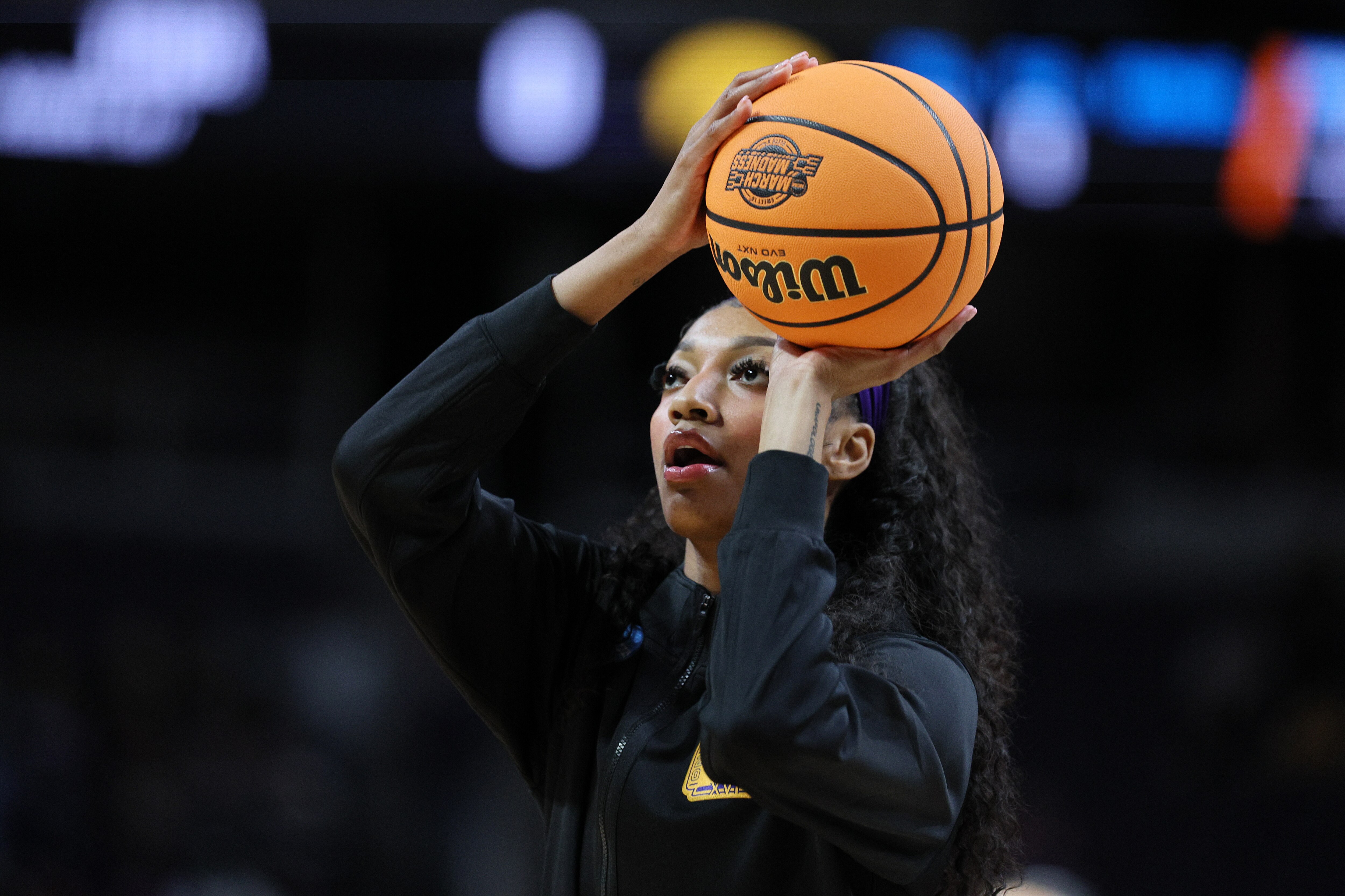 Angel Reese is expected to be a first-round pick in the WNBA draft.