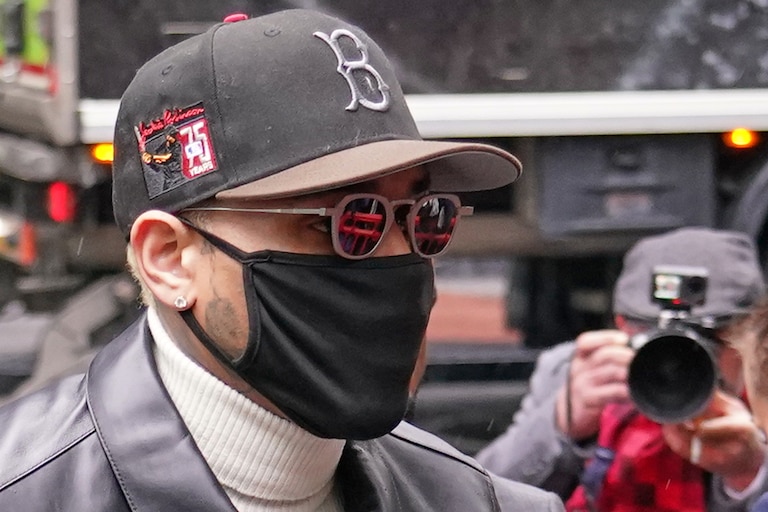 R&B singer Chris Brown arrives at Southwark Crown court for being sentenced over a nightclub attack in London, Monday, Oct. 26, 2026.