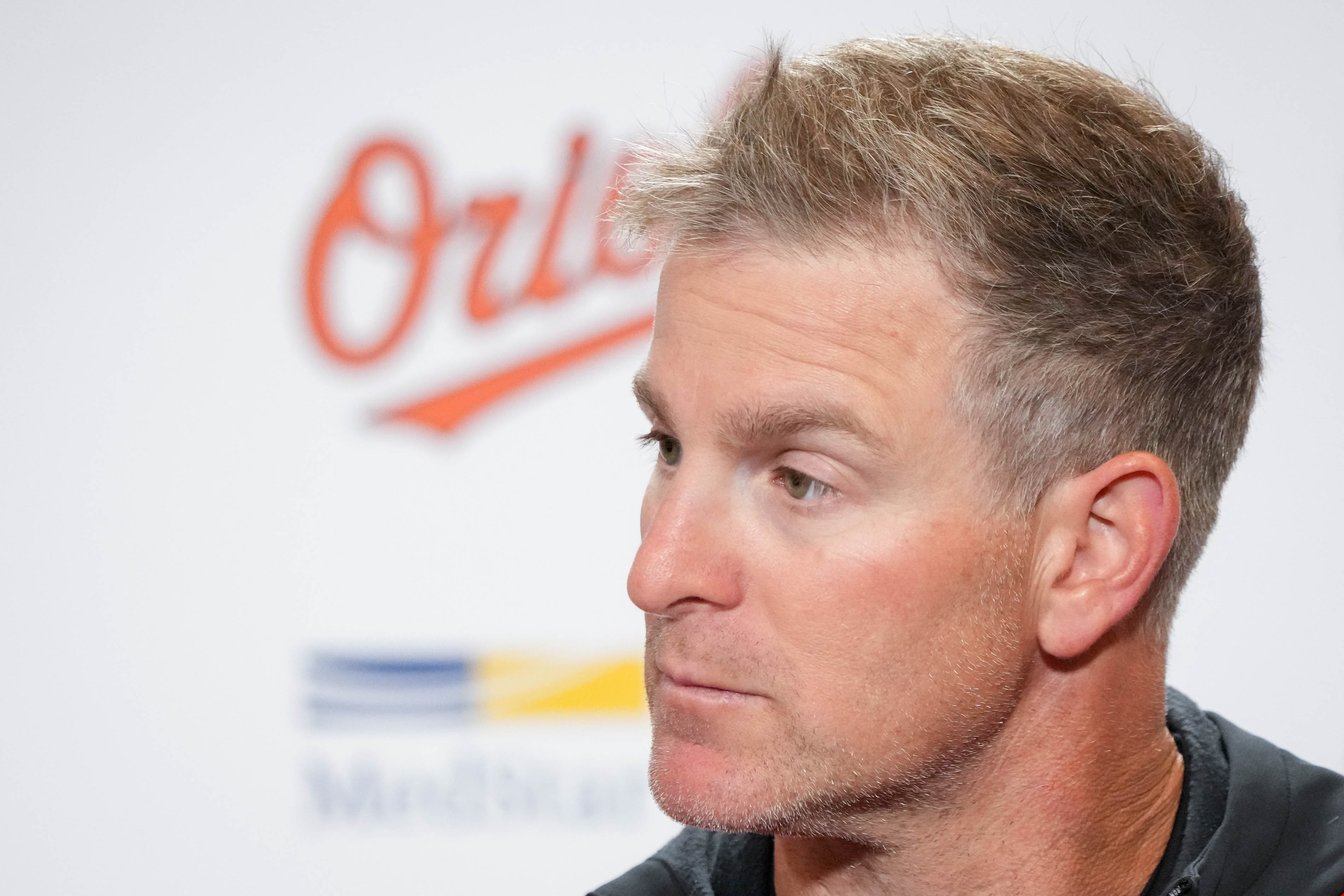 Orioles interim manager Tony Mansolino takes questions from reporters following his team’s 7-4 loss to the St. Louis Cardinals on Tuesday.