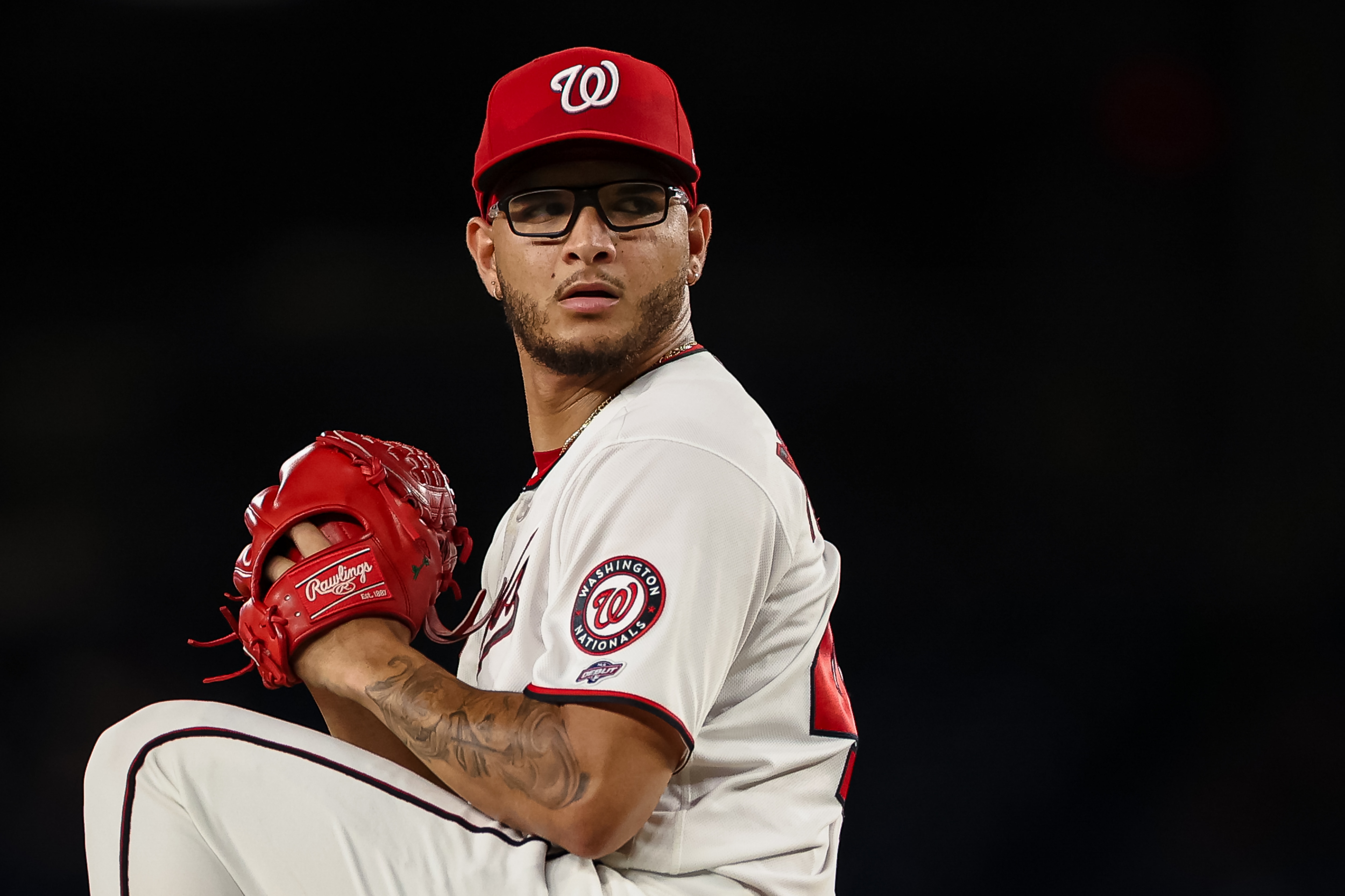 Luis Perales allowed four runs and four hits while striking out three in two innings during his MLB debut Wednesday night. 