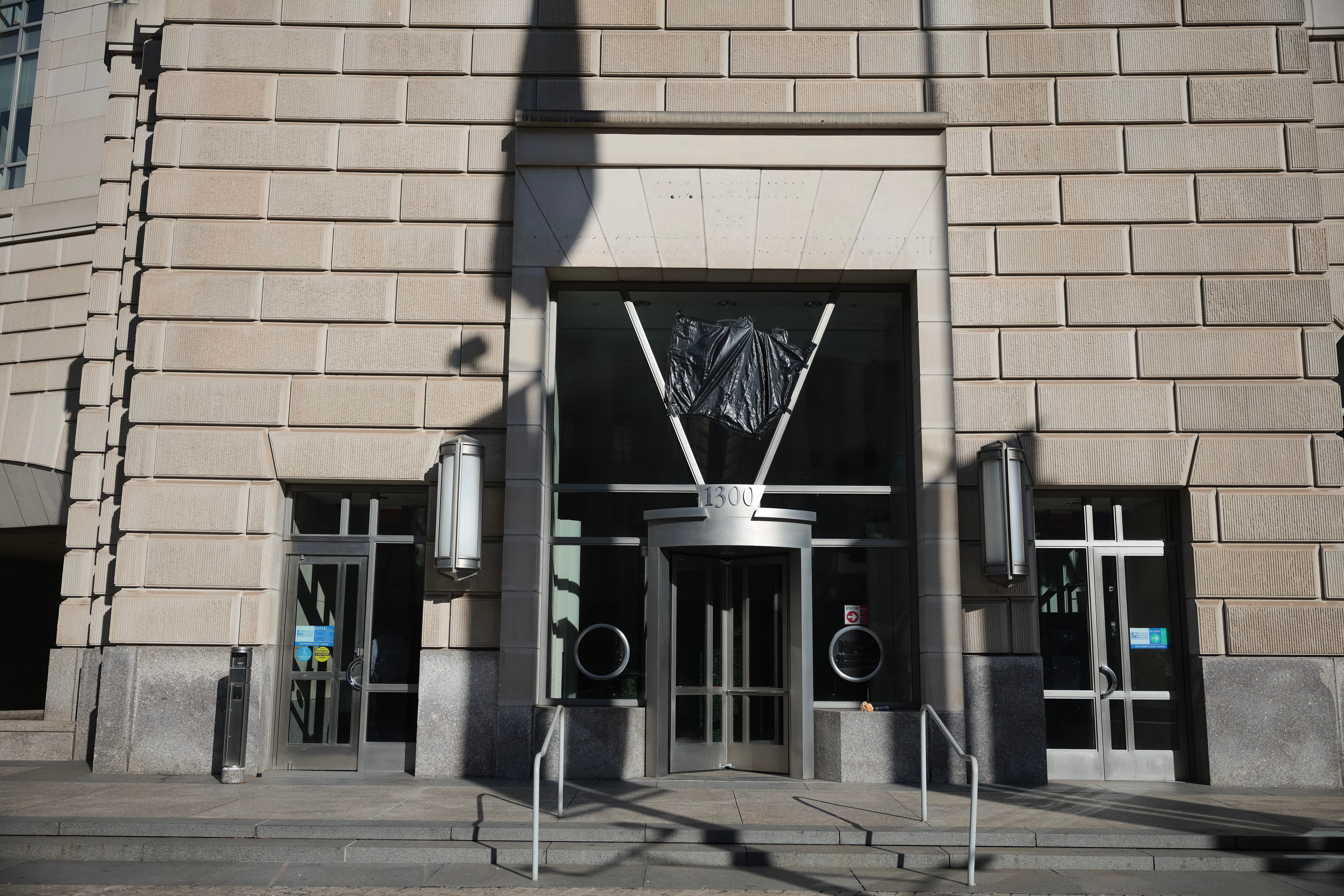 WASHINGTON, DC - FEBRUARY 07: The U.S. Agency for International Development building is seen after workers removed its sign at their headquarters on February 07, 2025 in Washington, DC. President Donald Trump and Elon Musk's Department of Government Efficiency (DOGE) abruptly shutdown the U.S. aid agency earlier this week leaving thousands unemployed and putting U.S. foreign diplomacy and aid programs in limbo.