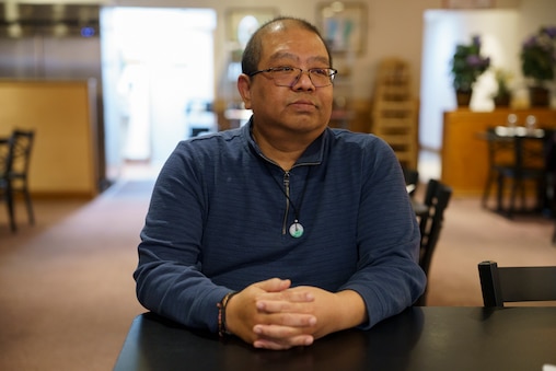 Thursday, Jan. 22, 2026 — Owner Joe Myint sits in Mandalay Restaurant. Silver Spring, Md.
Owners Joe Myint and Latt Naing have kept Mandalay Restaurant open in Silver Spring, Md. since 2004.
