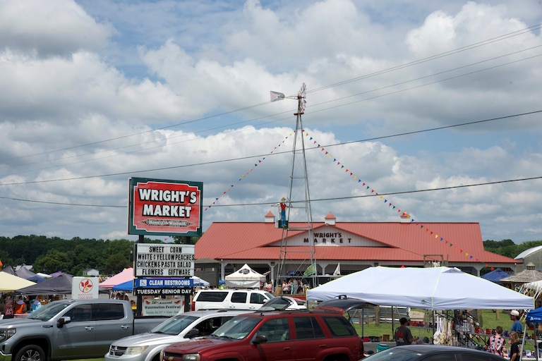 The annual Strawberry Festival is one of several cultural events held at Wright's Market.