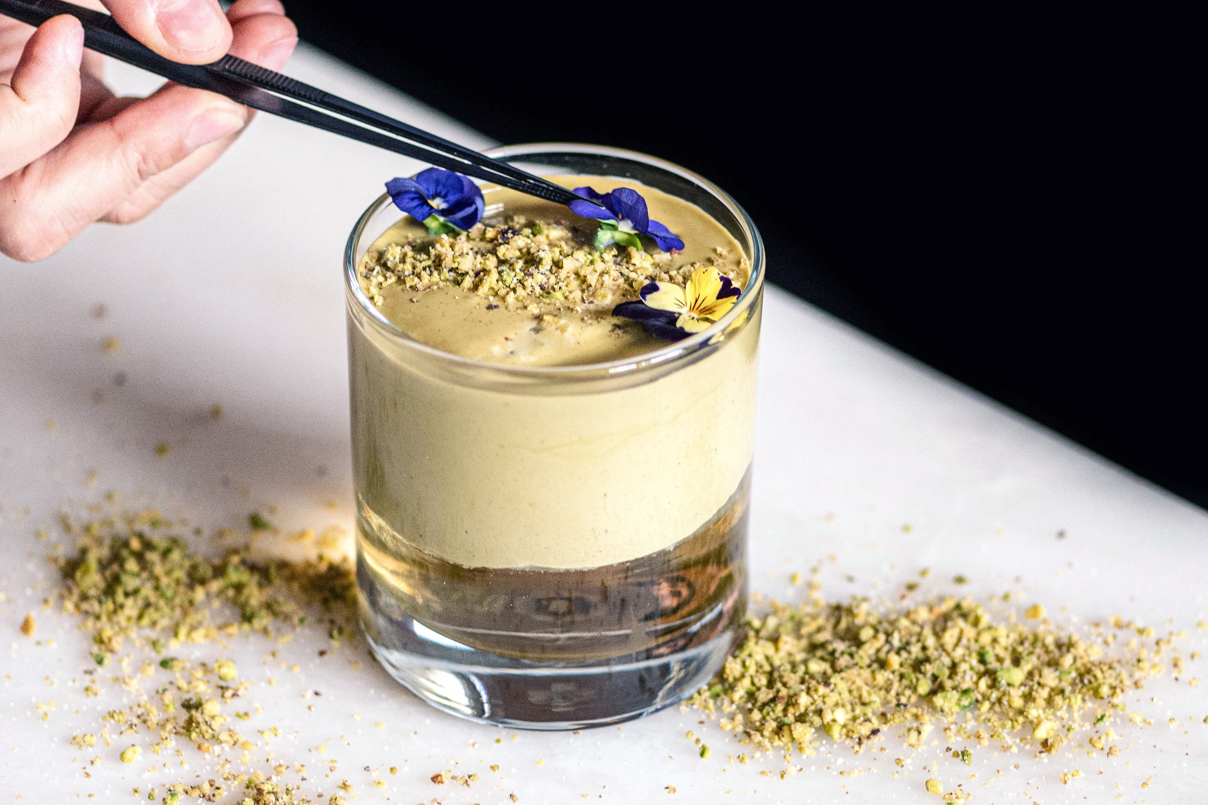 The Baklava is the singular clarified cocktail on a tight list of top-tier drinks at CookHouse in Bolton Hill.