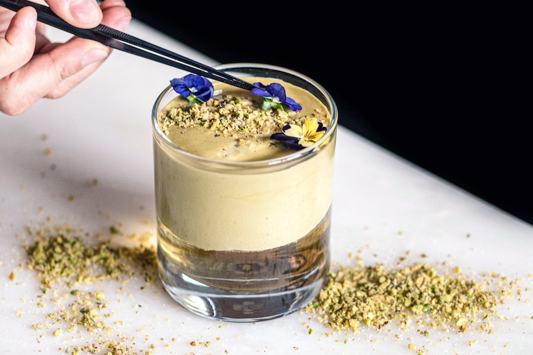 The Baklava is the singular clarified cocktail on a tight list of top-tier drinks at CookHouse in Bolton Hill.