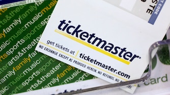 Ticketmaster tickets and gift cards are shown at a box office in San Jose, Calif., May 11, 2009.