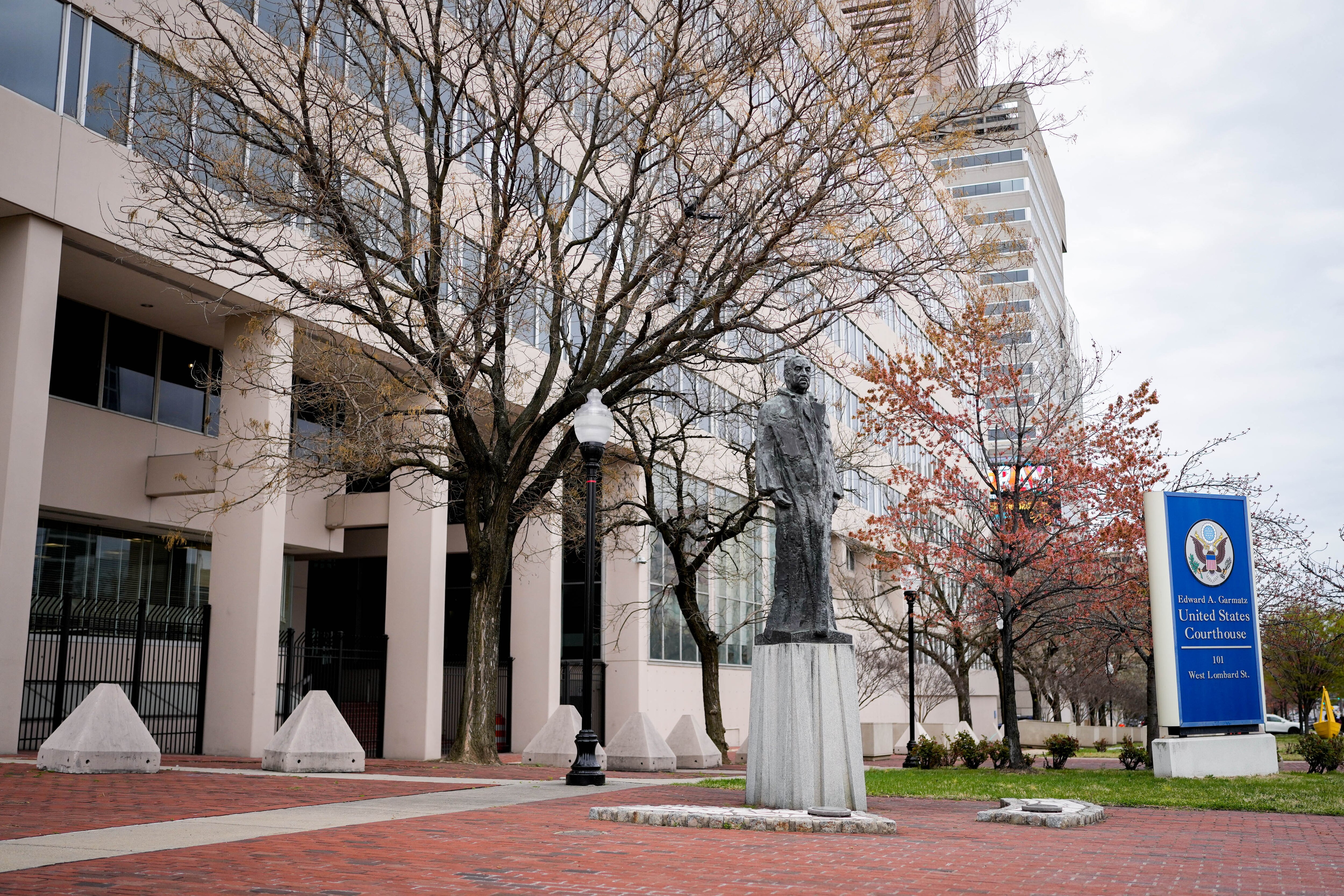 Exterior of the Edward A. Garmatz United States Federal Courthouse in Baltimore, Md. on Wednesday, April 2, 2025.
