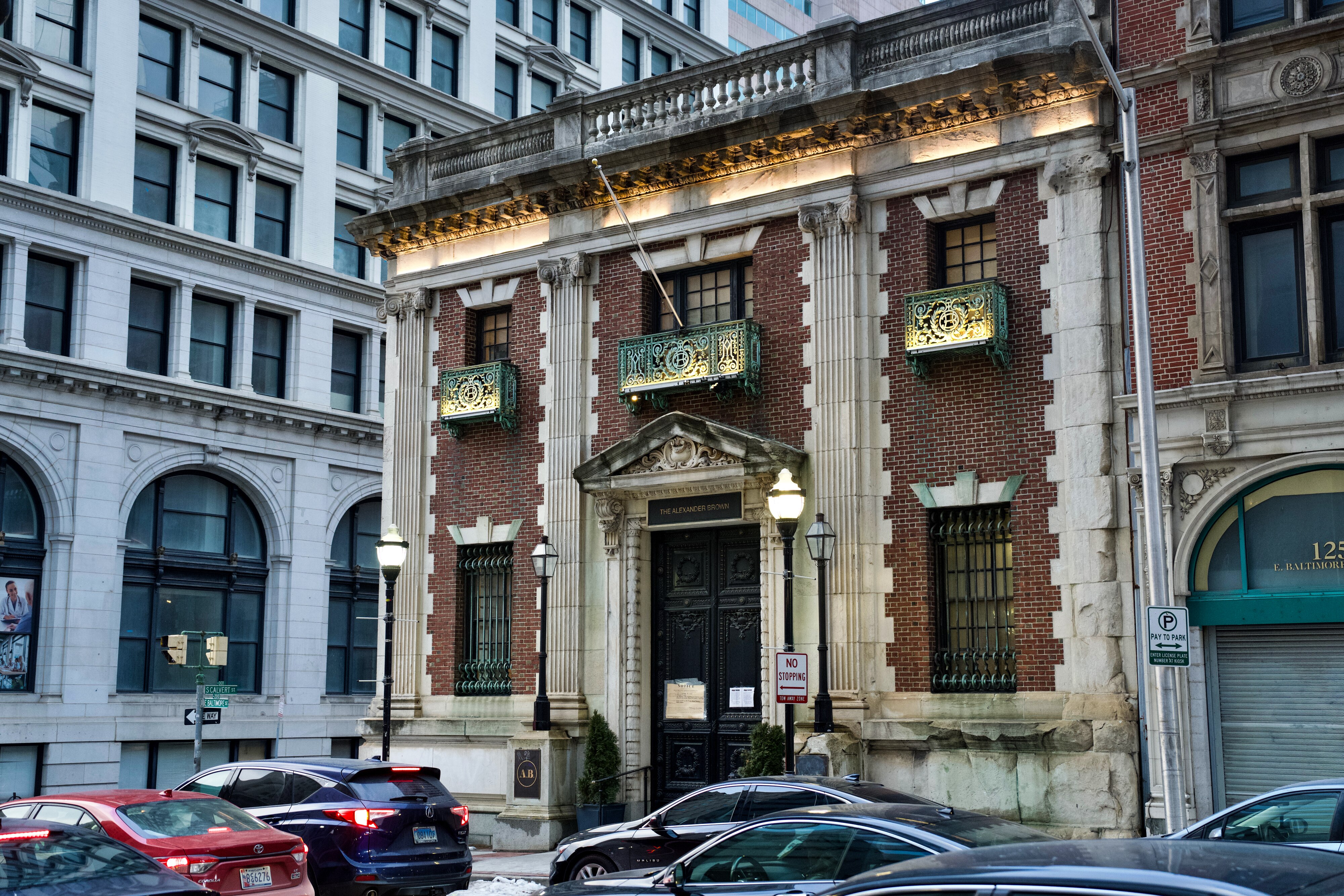 The Alex. Brown & Sons Co. building at 135 East Baltimore Street. A new eatery with plans to bring premium dining experiences is set to open in the historic building.