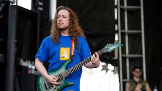 Brady Ebert of Turnstile performs at Rock On The Range Music Festival on Saturday, May 20, 2017, in Columbus, Ohio.