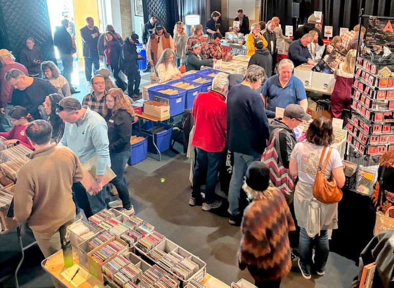 Naptown Flea and Vynyl Market is in the Bowen Theater Feb. 1, 2026 at Maryland Hall.