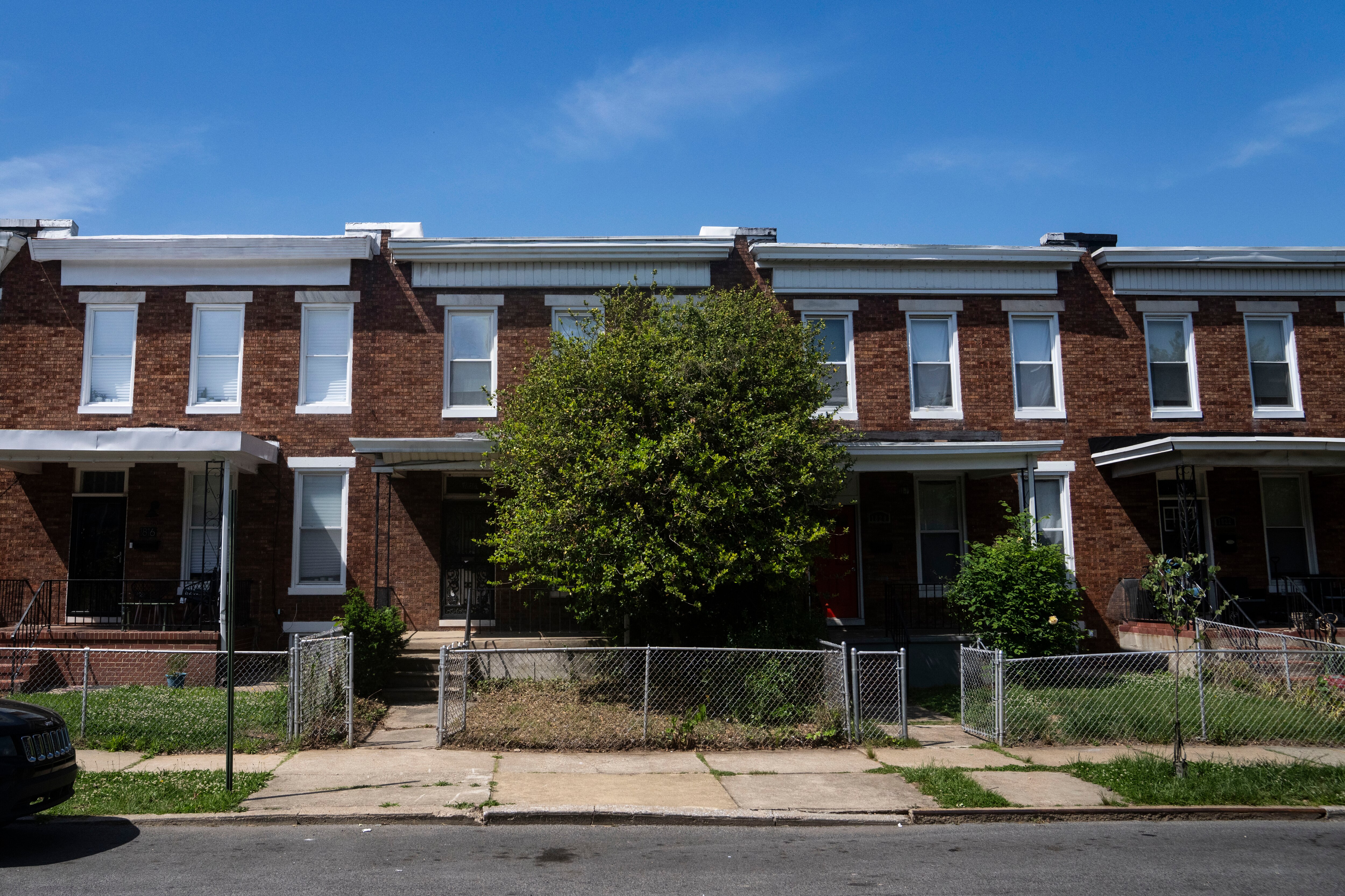 A home on Chilton Street in Baltimore appears to be vacant but isn’t included in the city’s count. 