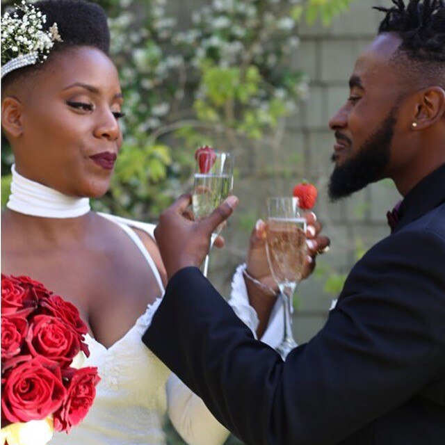 Reporter Jasmine Vaughn-Hall and her husband got married in May 2015.