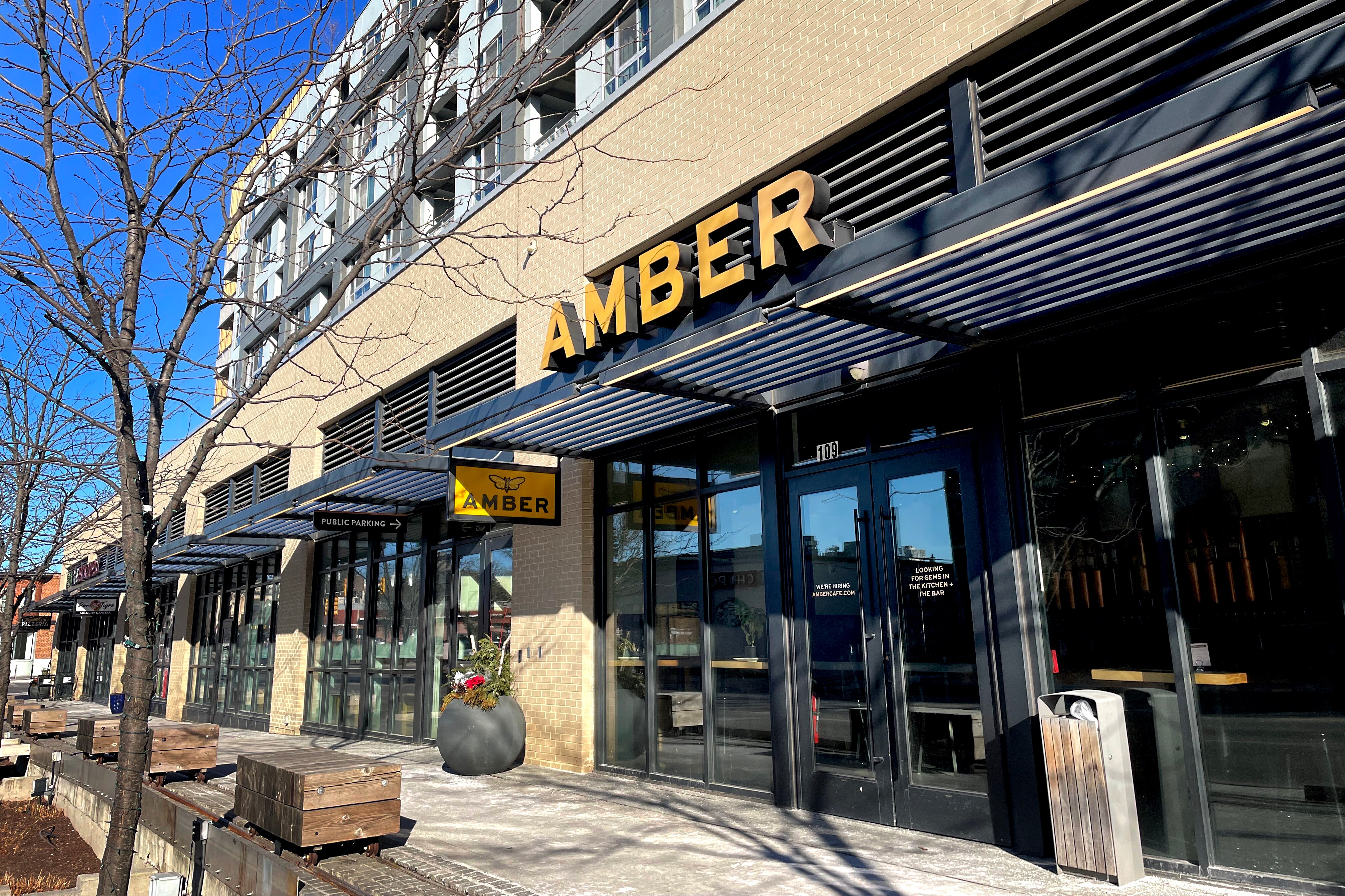 Amber closed on E. Fort Ave over the weekend. Photographed Monday, January 27, 2025.